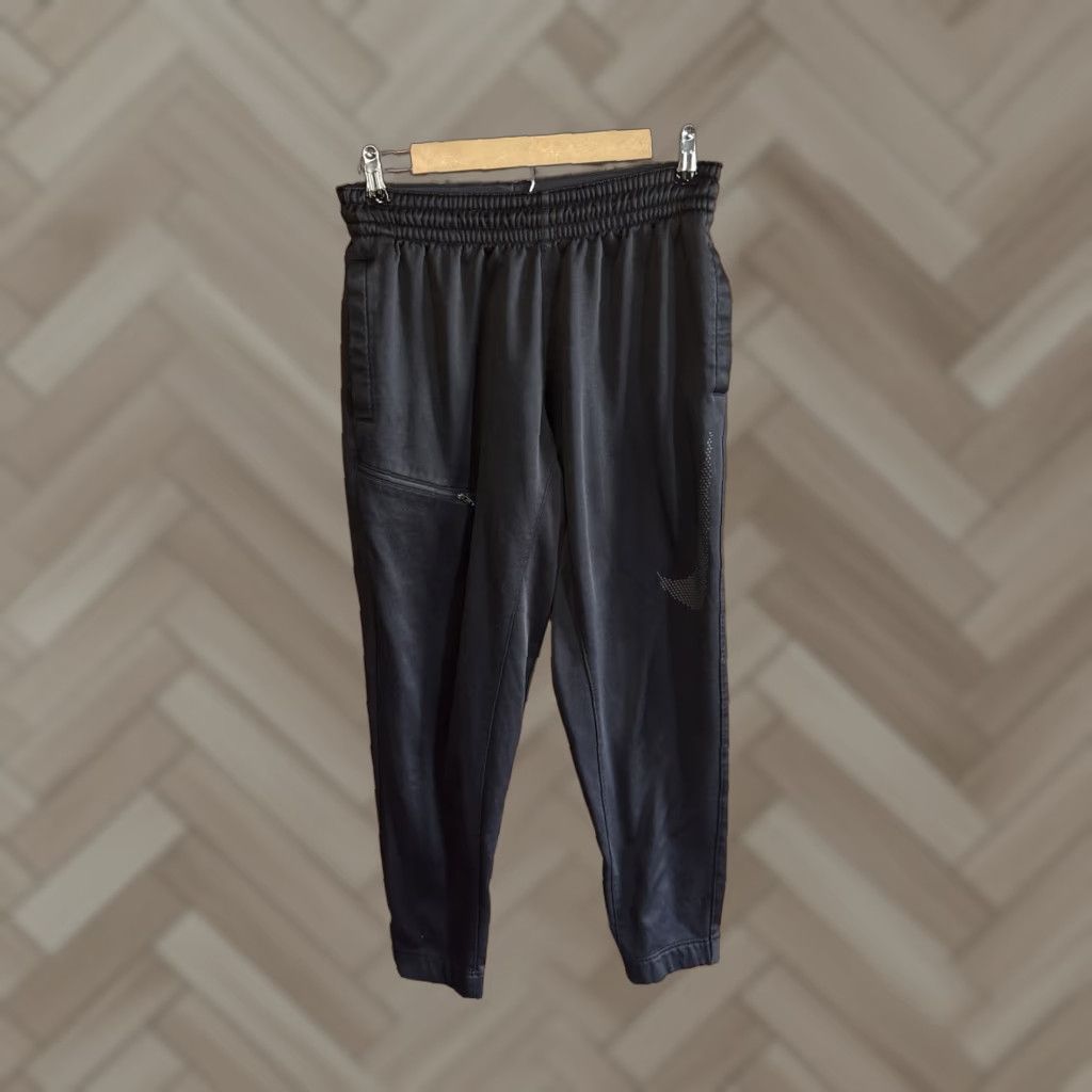 Nike Nike Mens Black Athletic Cargo Sweatpants Drawstring Size M Size US 31 - 1 Thumbnail