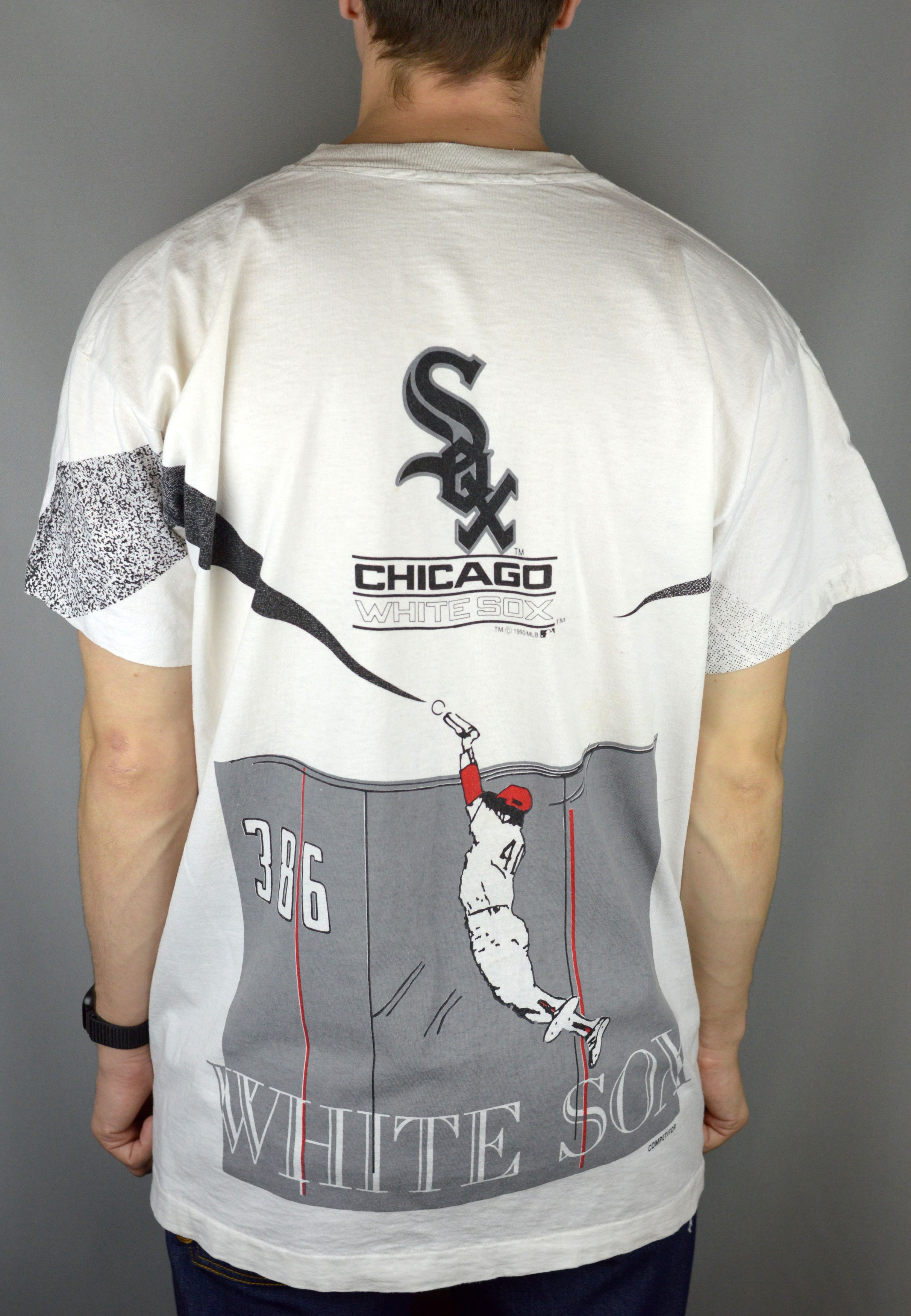 Vintage Vintage Chicago White Sox 1990 t shirt Size US XL / EU 56 / 4 - 2 Thumbnail