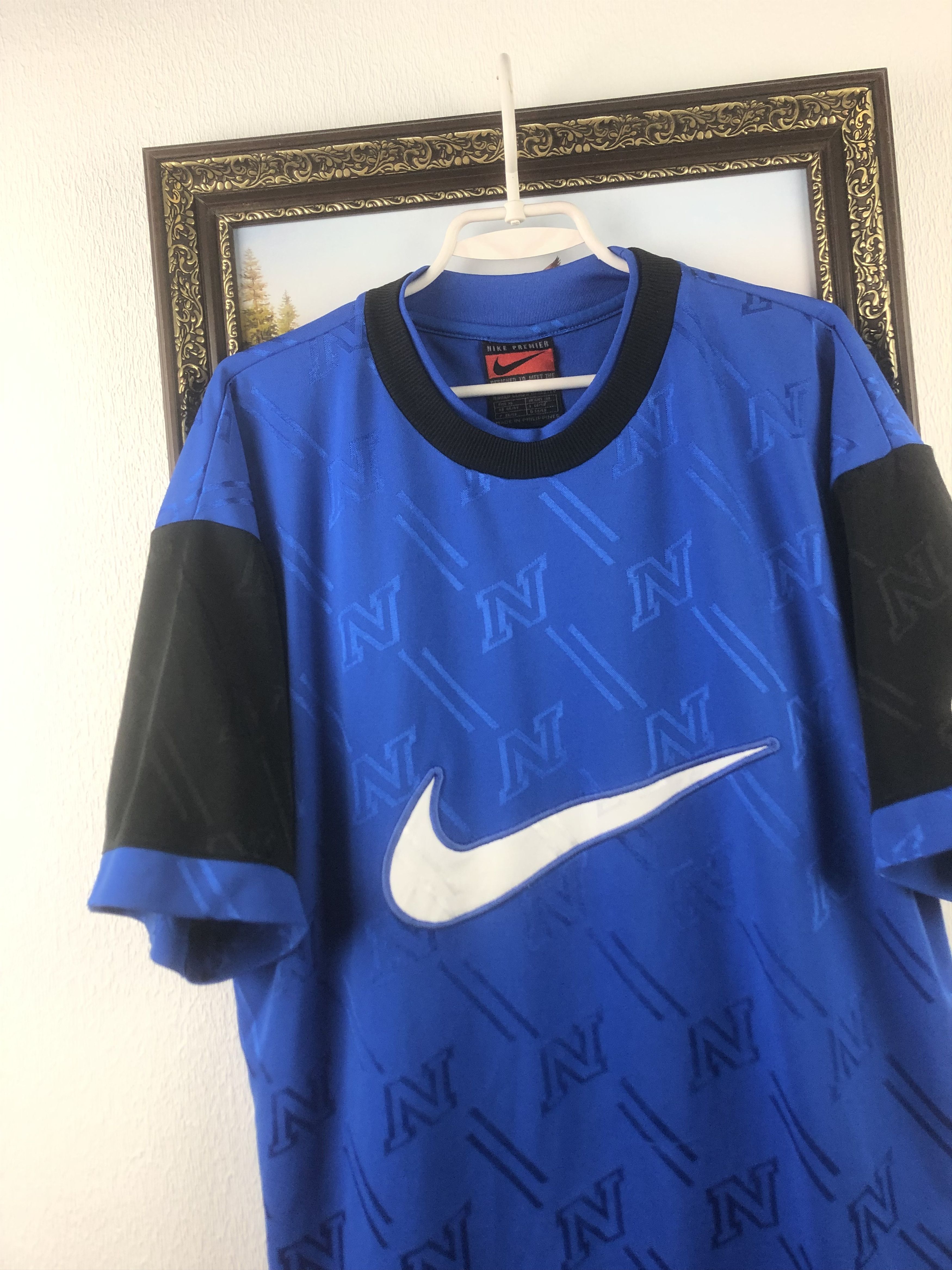 Nike Vintage Paris Saint-Germain Shirts Template Soccer Jersey Size US XL / EU 56 / 4 - 3 Thumbnail