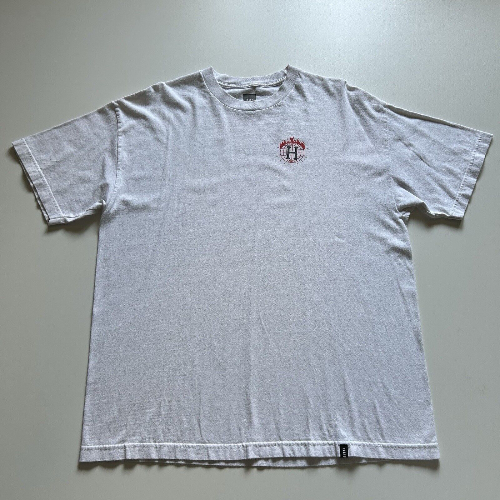 Huf Vintage HUF Thrasher Magazine Graphic T Shirt Men's XL White Size US XL / EU 56 / 4 - 3 Thumbnail