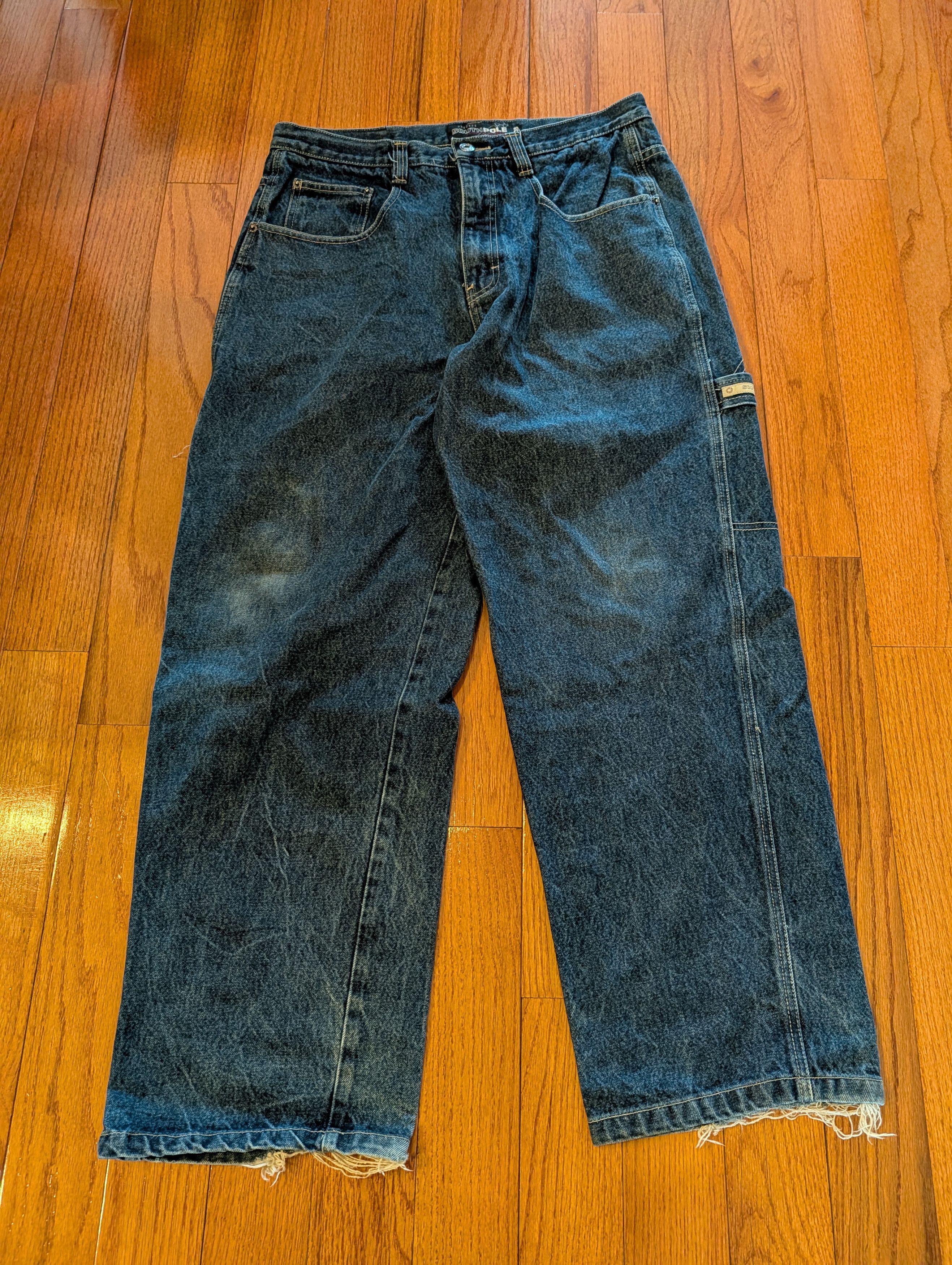 Southpole VTG Y2K Southpole Baggy Carpenter Denim Skater Jeans Size US 36 / EU 52 - 6 Thumbnail