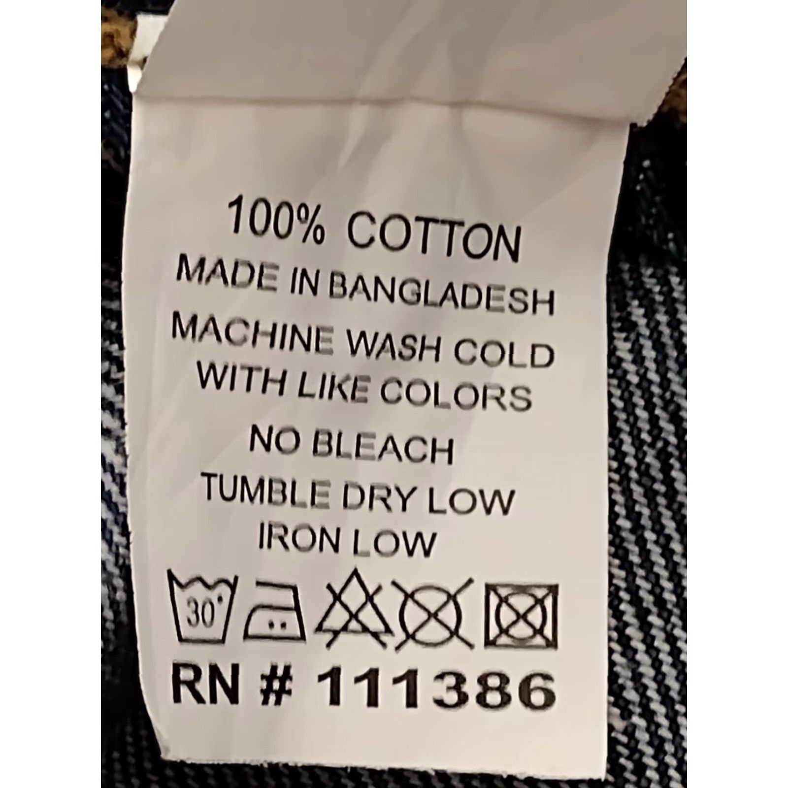 Denime Unbranded Women's Jeans 100% Cotton Denim Size 14 Blue Dark Wash 34W 24Inseam 90s Distressed Relaxed Straight Button Closure Size 36" / US 14 / IT 50 - 6 Thumbnail