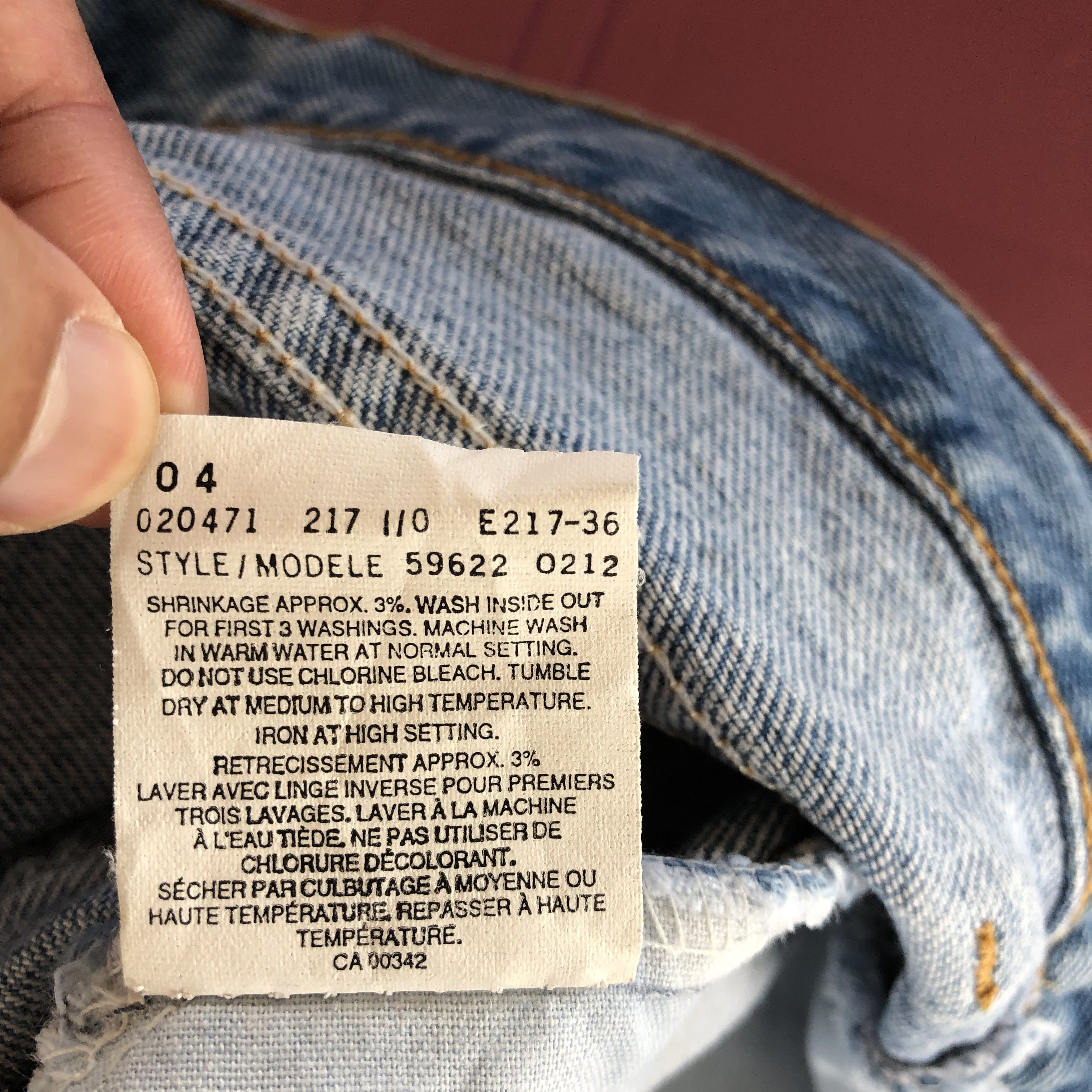 Levi's Vintage 90s Levis 622 Orange Tab Jeans Levi's Faded Denim Size US 30 / EU 46 - 10 Thumbnail