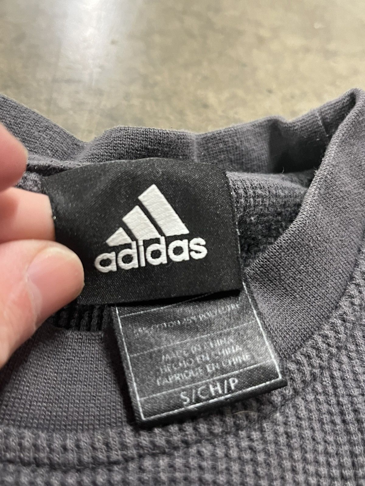 Adidas × Vintage Adidas thermal vintage streetwear hype rare skater y2k Size US S / EU 44-46 / 1 - 5 Thumbnail