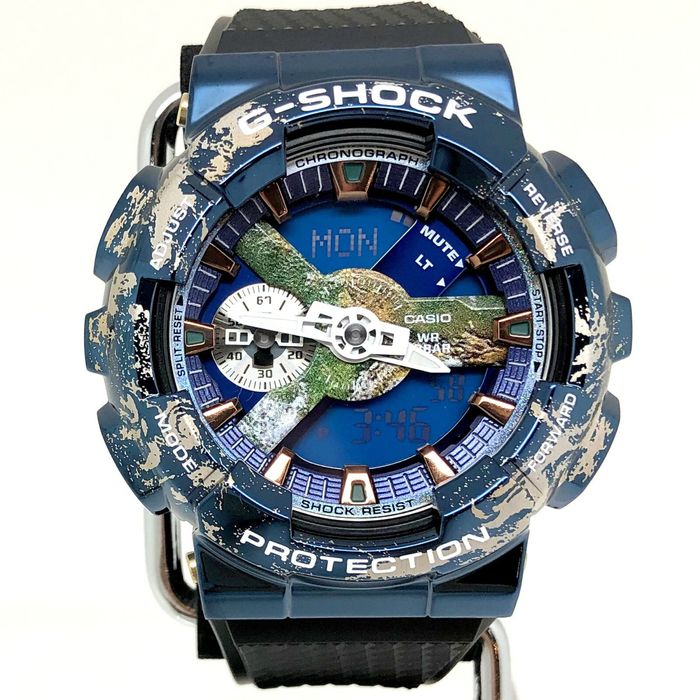 Casio Casio G-SHOCK Watch GM-110EARTH-1AJR Earth Motif Ana-Digi