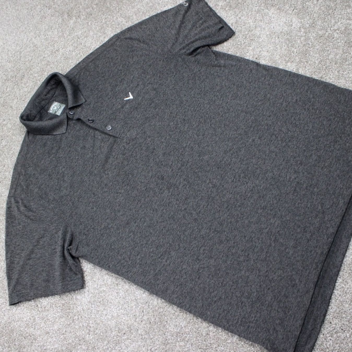Callaway Callaway Polo Shirt Men Large Gray Opti-Dri Golf Stretch Short Sleeve Athletic - Mens Size US L / EU 52-54 / 3 - 6 Thumbnail