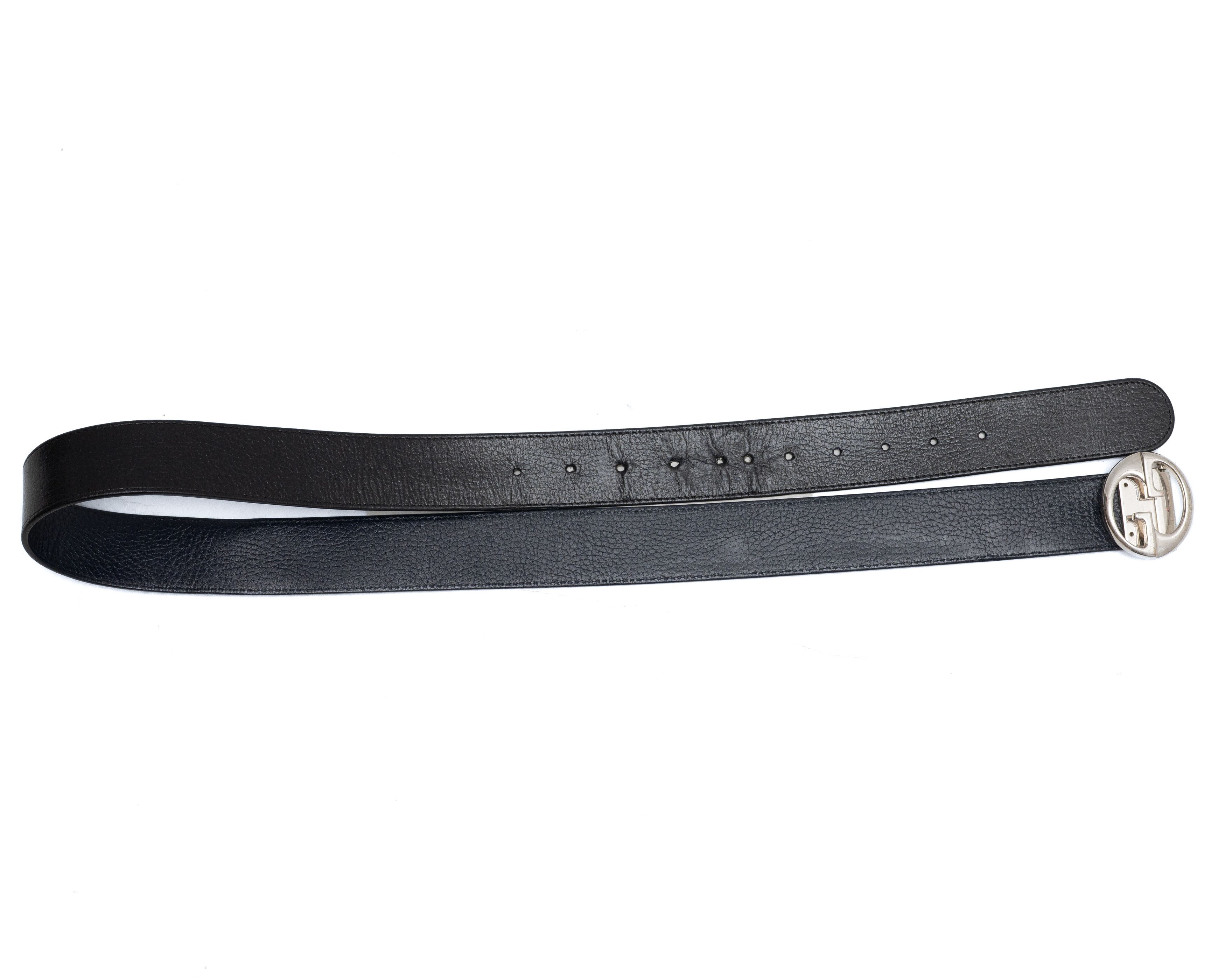 Gucci GUCCI Reversible Double Sided Belt Size 38 - 4 Thumbnail