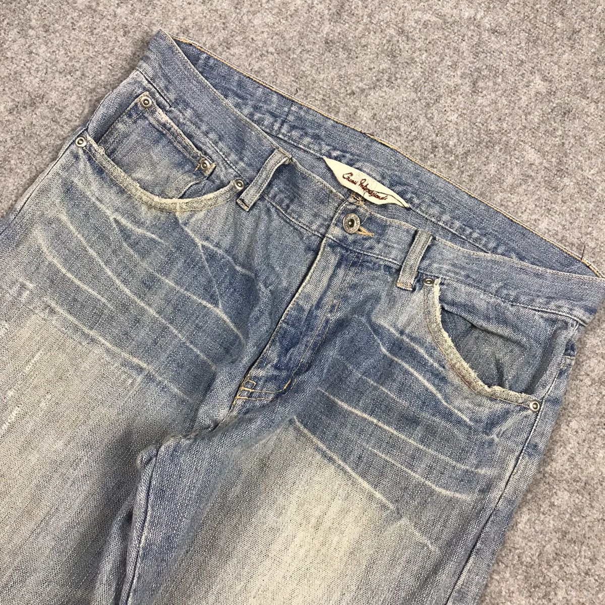 Japanese Brand JAPANESE BRAND JAPAN STYLE DISTRESSED PANTS Size US 32 / EU 48 - 7 Thumbnail