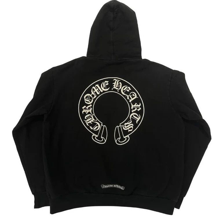 Chrome Hearts Chrome Hearts Horseshoe Floral Pullover Hoodie Black Size US L / EU 52-54 / 3 - 2 Thumbnail