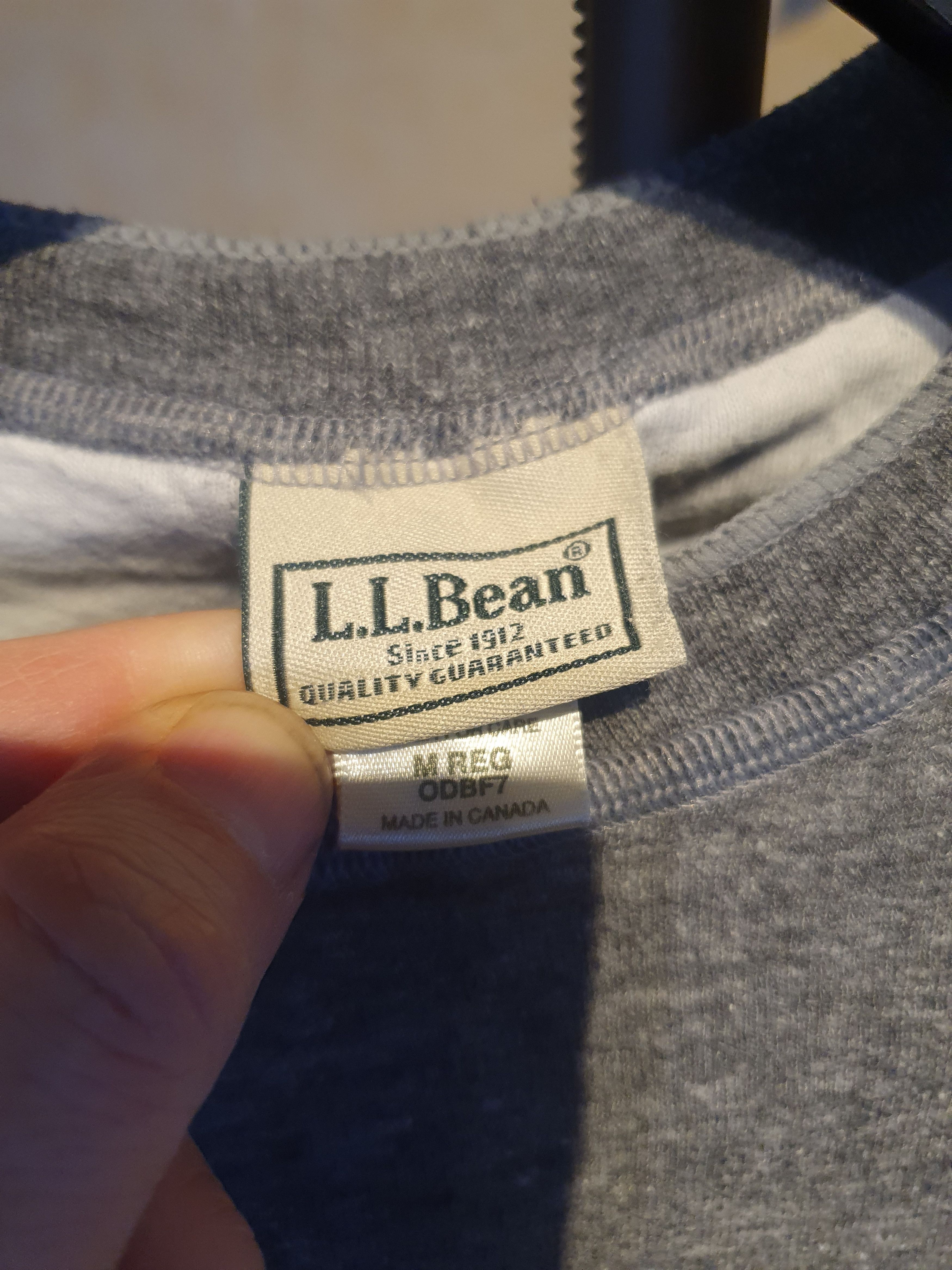 L.L. Bean × Vintage L.L.BEAN Vintage Made in Canada Base Layer Top sz M Size US M / EU 48-50 / 2 - 2 Thumbnail