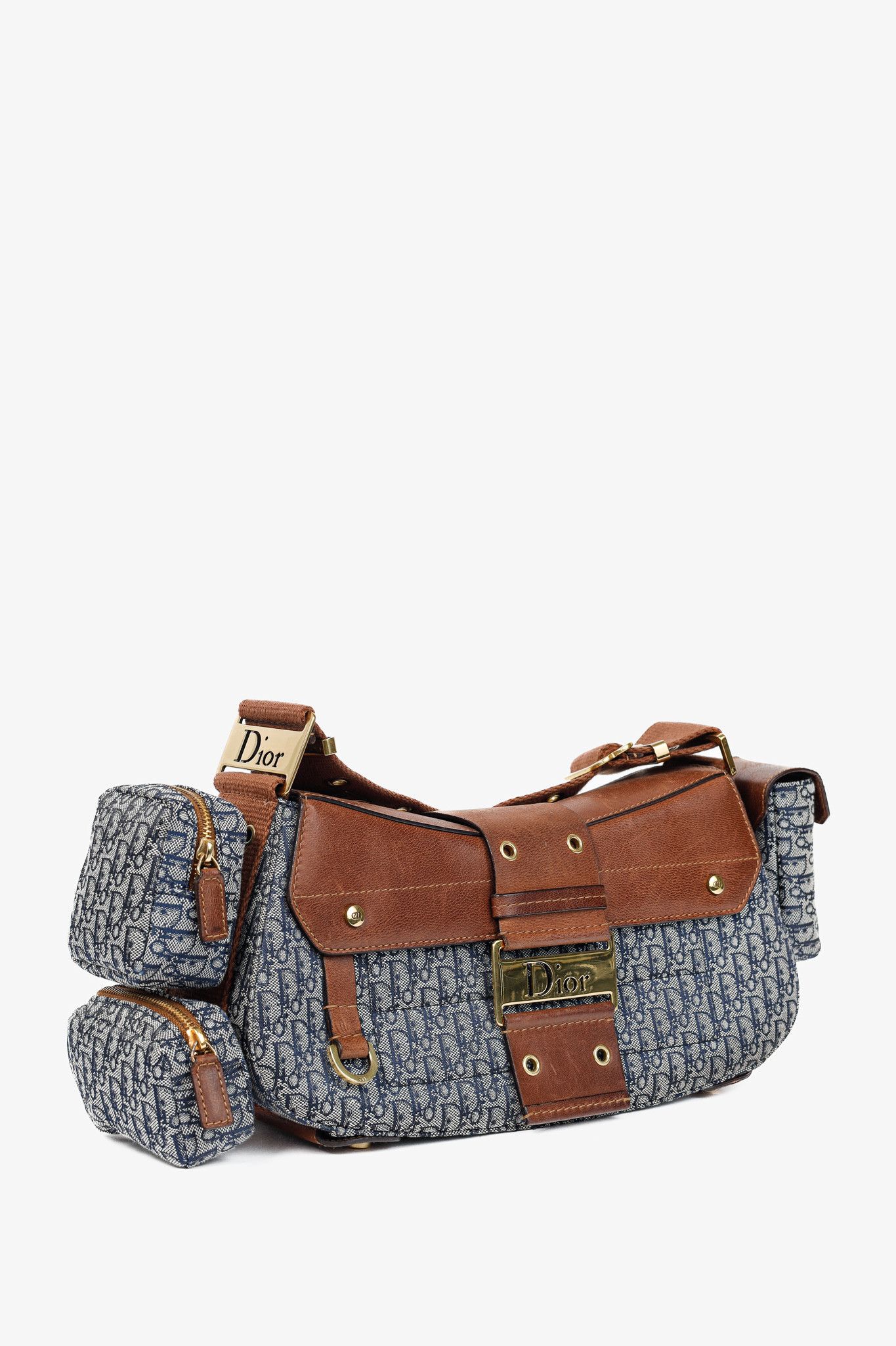 Dior Christian Dior Street Chic Columbus Avenue Logo-Jacquard Bag Size ONE SIZE - 2 Thumbnail
