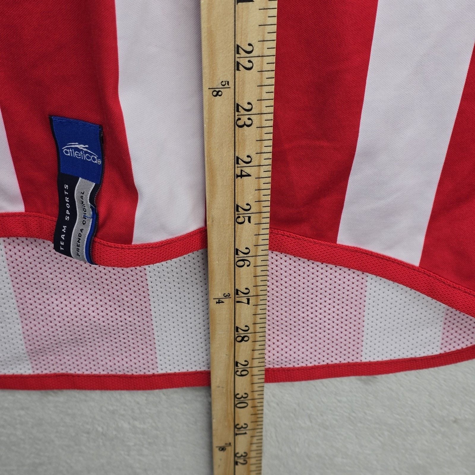 Atletica Atlética Necaxa Soccer Jersey Mens Small Striped 2006-2007 Size US S / EU 44-46 / 1 - 11 Thumbnail