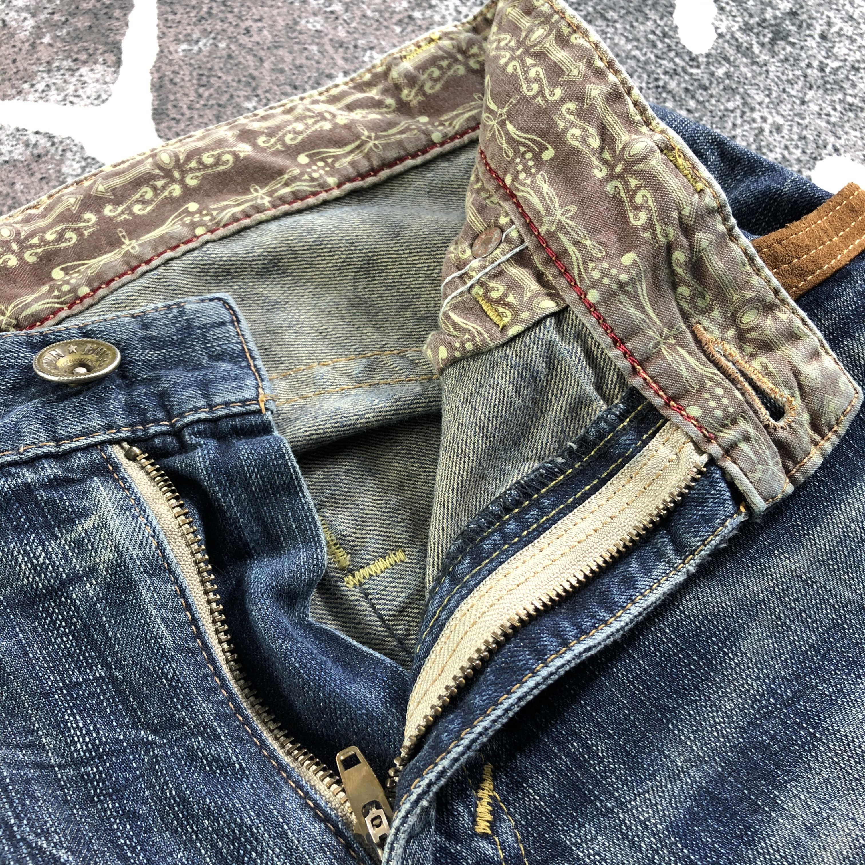 Edwin Vintage Edwin XV Jeans Distress Faded Blue KJ2504 Size US 32 / EU 48 - 8 Thumbnail