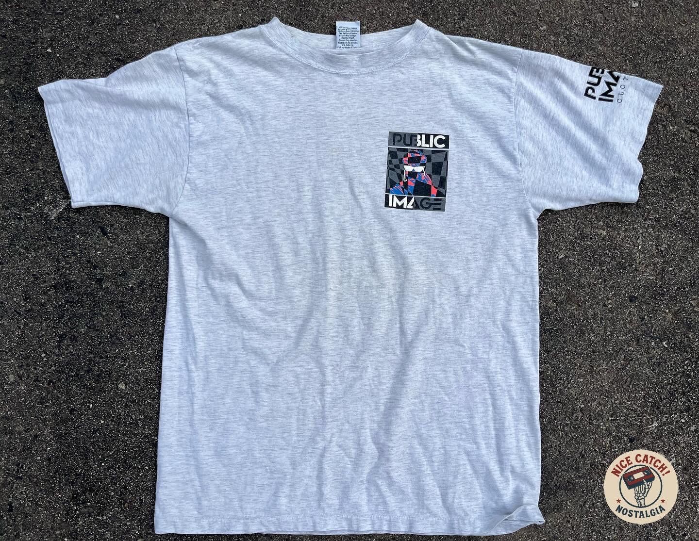 Public Image Ltd band shirt 1980s vintage glow in the dark