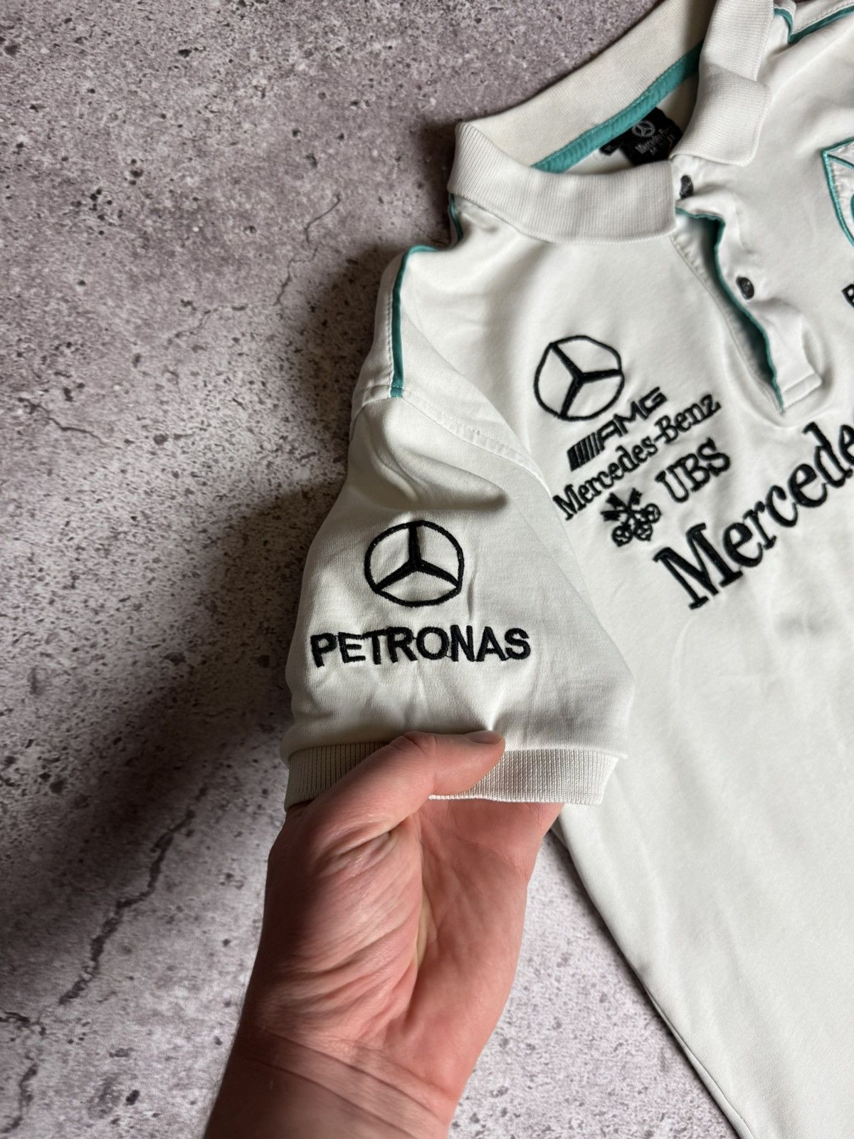 Mercedes-Benz × Vintage Mercedes Benz Hugo Boss Polo T Shirt Racing Size US XL / EU 56 / 4 - 9 Thumbnail