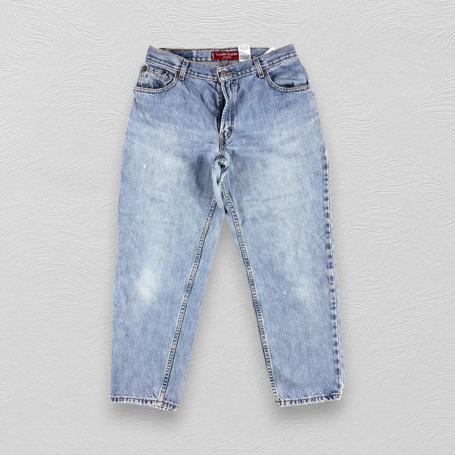 Levi's Vintage Levis 550 Jeans Faded Blue Denim KJ847 Size 33" - 1 Thumbnail