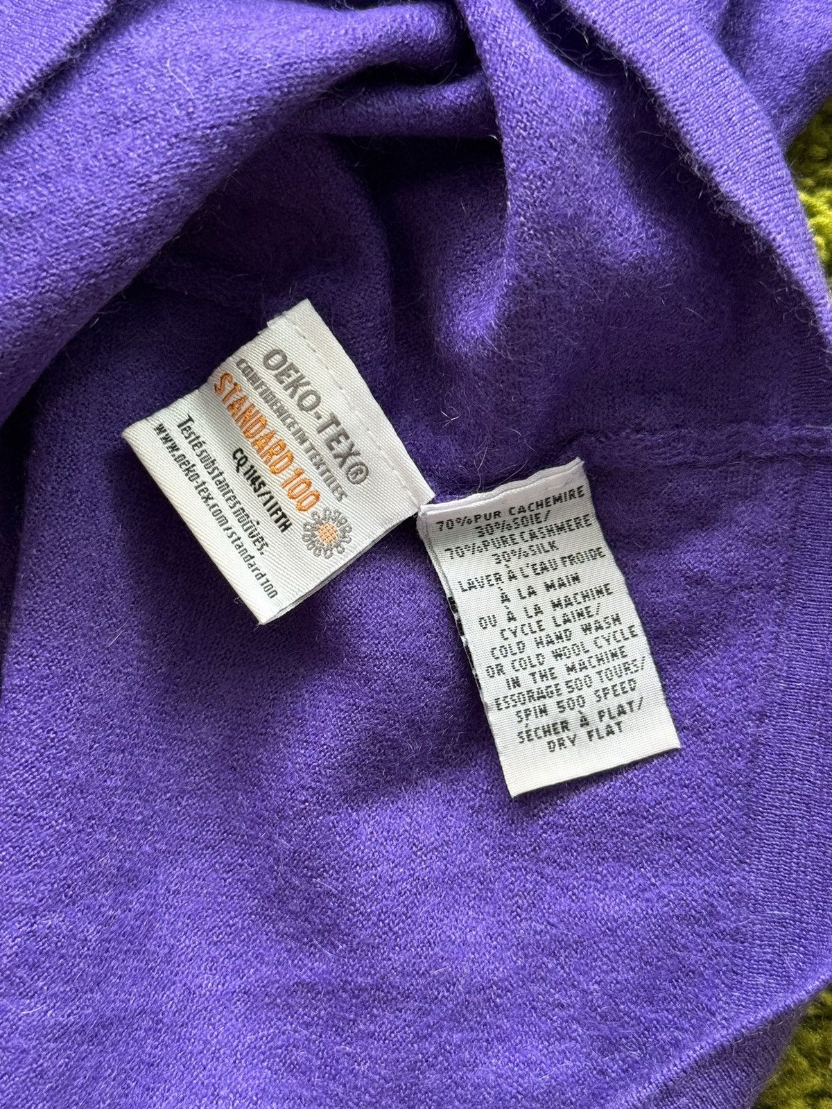 Bompard × Designer Eric Bompard cashmere silk blend purple sweater Size M / US 6-8 / IT 42-44 - 6 Thumbnail
