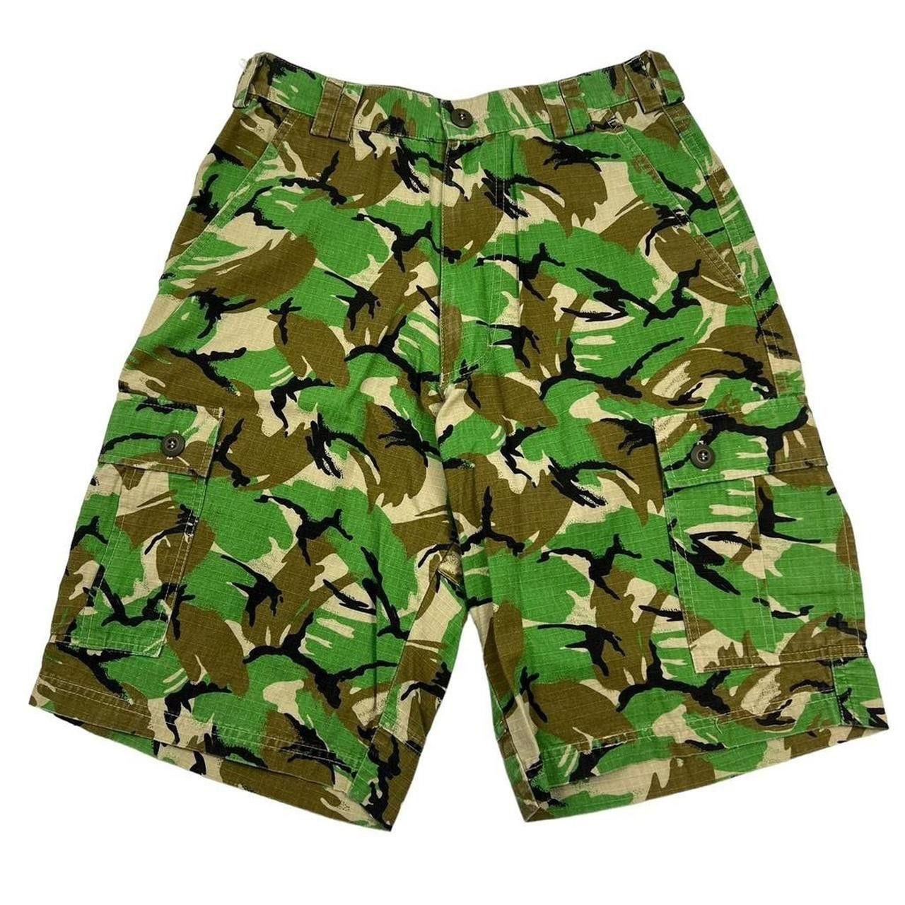 Stussy Vintage Stussy Camo Cargo Shorts - Waist: 29” Size US 29 - 1 Thumbnail
