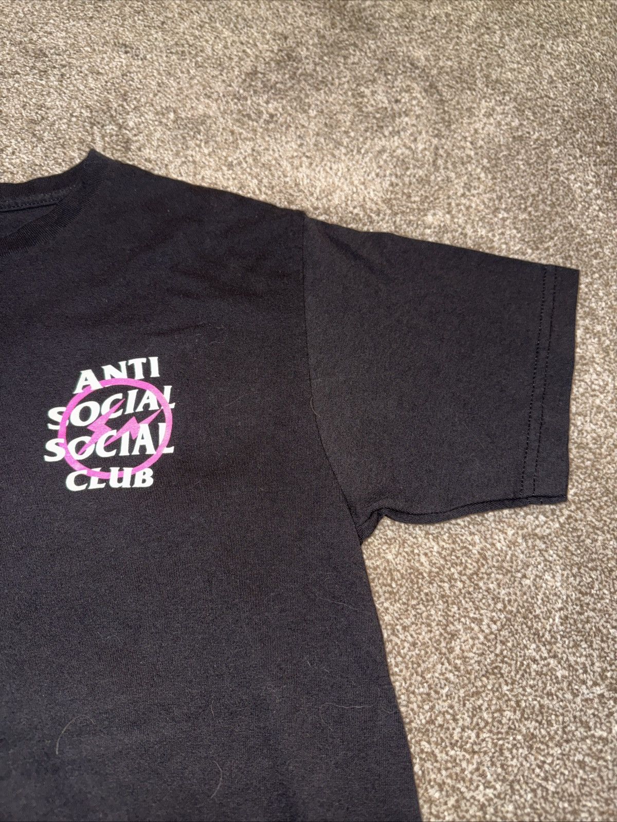 Anti Social Social Club × Fragment Design Anti Social Social Club X Fragment Bolt Tee Size Medium Size US M / EU 48-50 / 2 - 8 Thumbnail