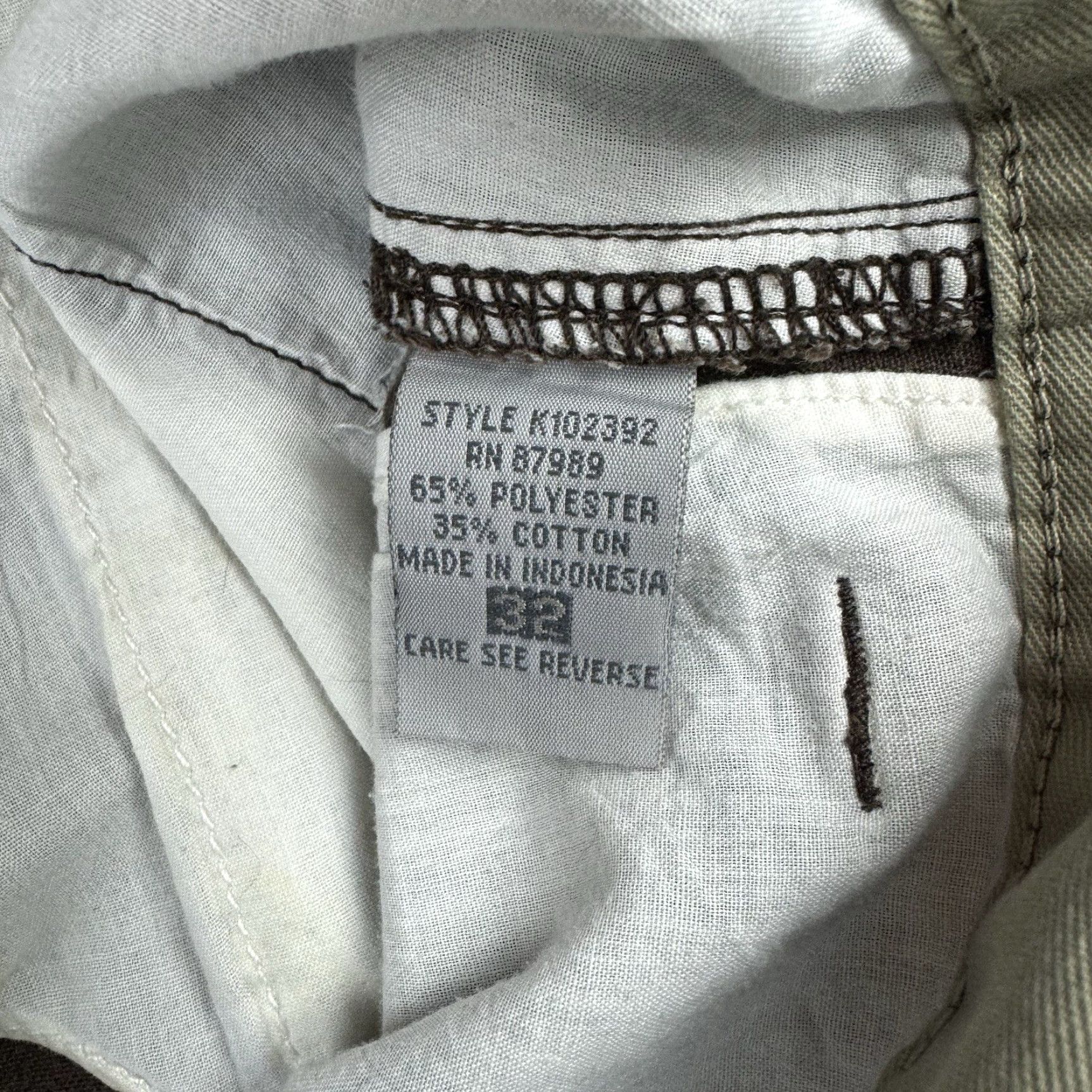 Ocean Pacific VINTAGE Ocean Pacific Cargo Pants Men 32x31 Brown Cargo 90s Y2K Punk Hipster Ocean Pacific Pants Mens Brown 1984bb Size US 32 / EU 48 - 6 Thumbnail