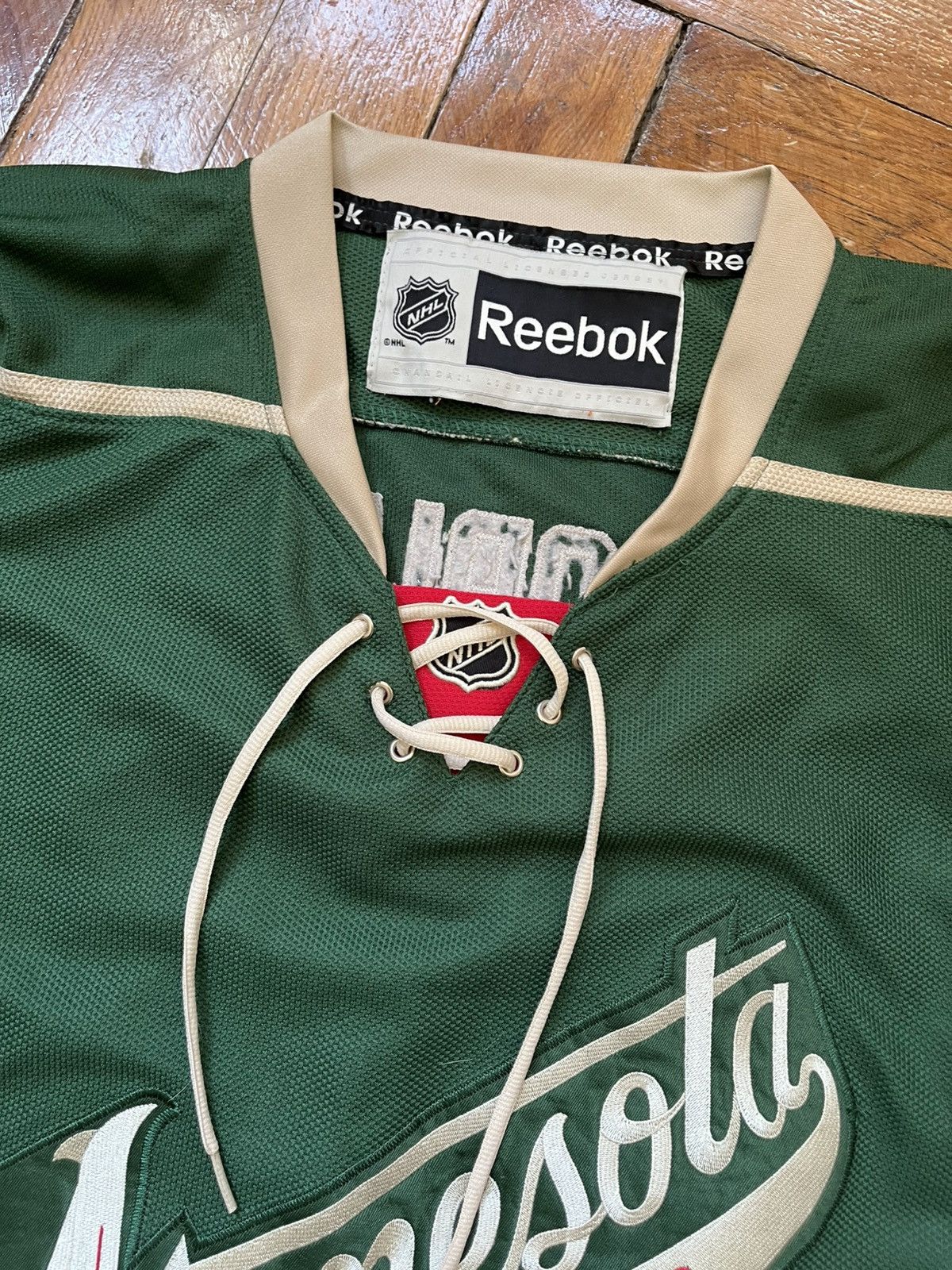 Reebok Minnesota Wild Reebok NHL Hockey Jersey #26 Size L Size US L / EU 52-54 / 3 - 3 Thumbnail