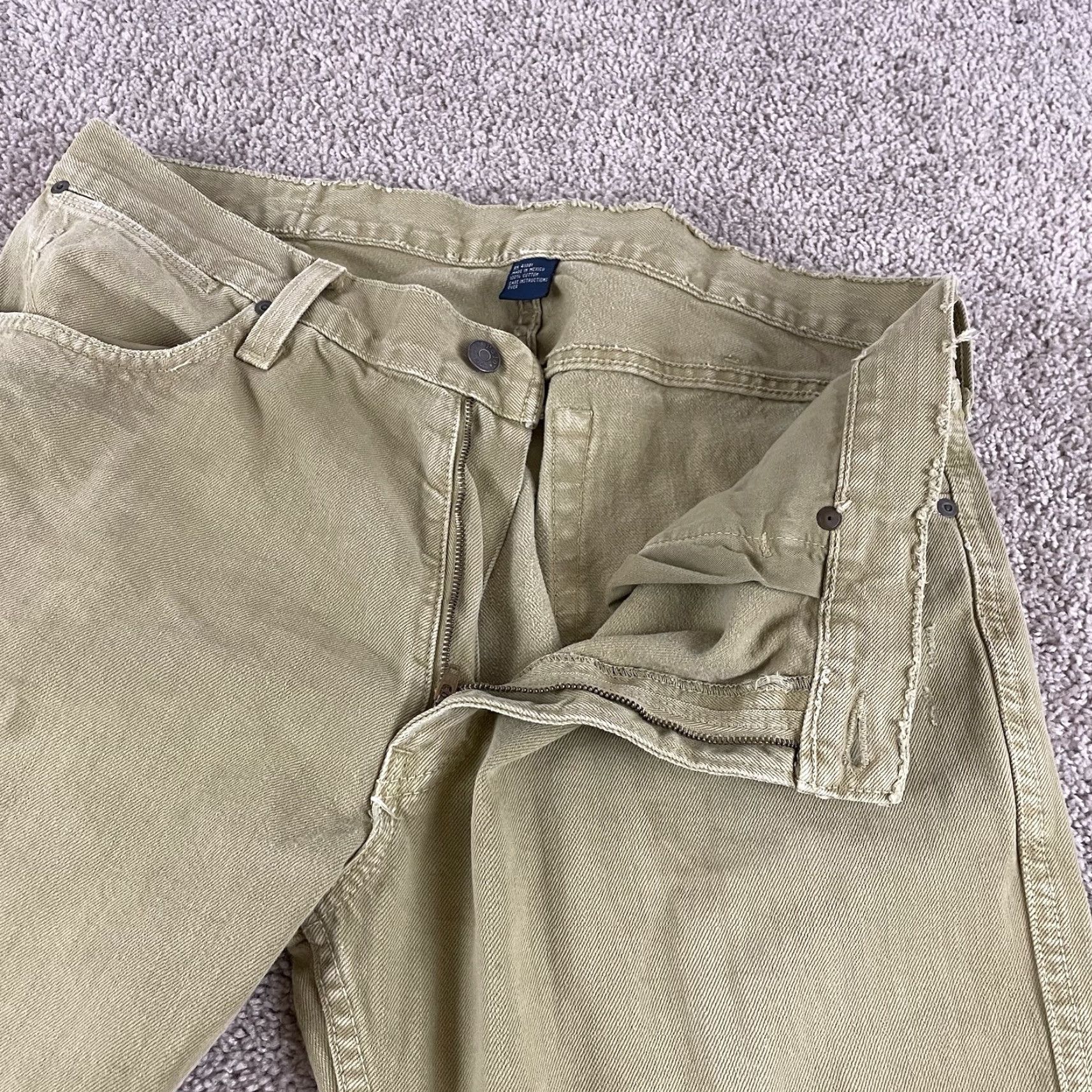 Polo Ralph Lauren VINTAGE Polo Ralph Lauren Adirondack Pants 36x30 Corduroys Tan 90s Heritage Vintage Mens Regular Straight Pockets Belt Loops Weathered Sanforized Size US M / EU 48-50 / 2 - 3 Thumbnail