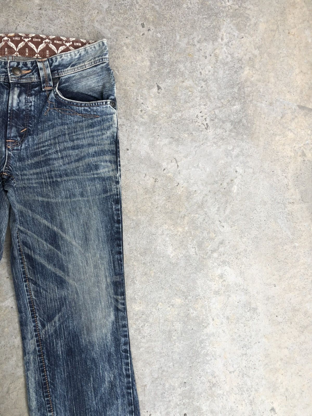 Hysteric Glamour Japanese Edwin XV Flared Jeans Distressed Denim Size US 32 / EU 48 - 5 Thumbnail