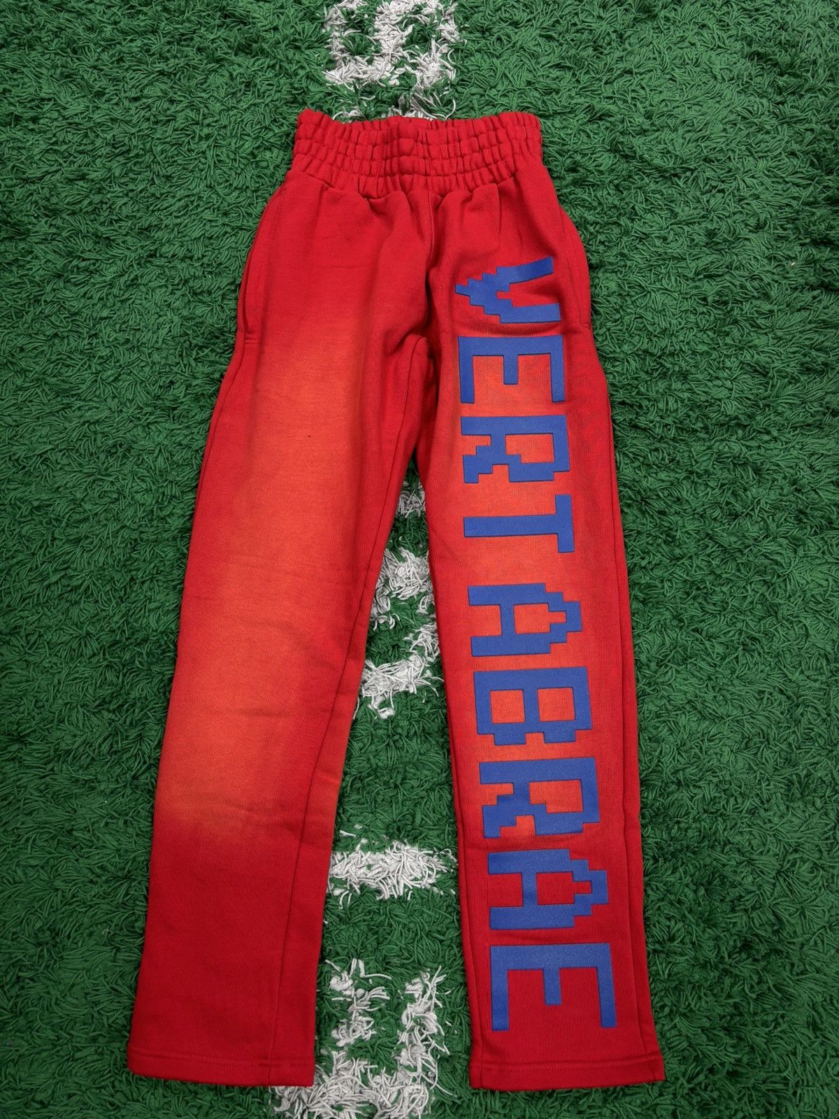 image of Vertabrae Red Blue Sweatpants Small, Men's (Size 30)