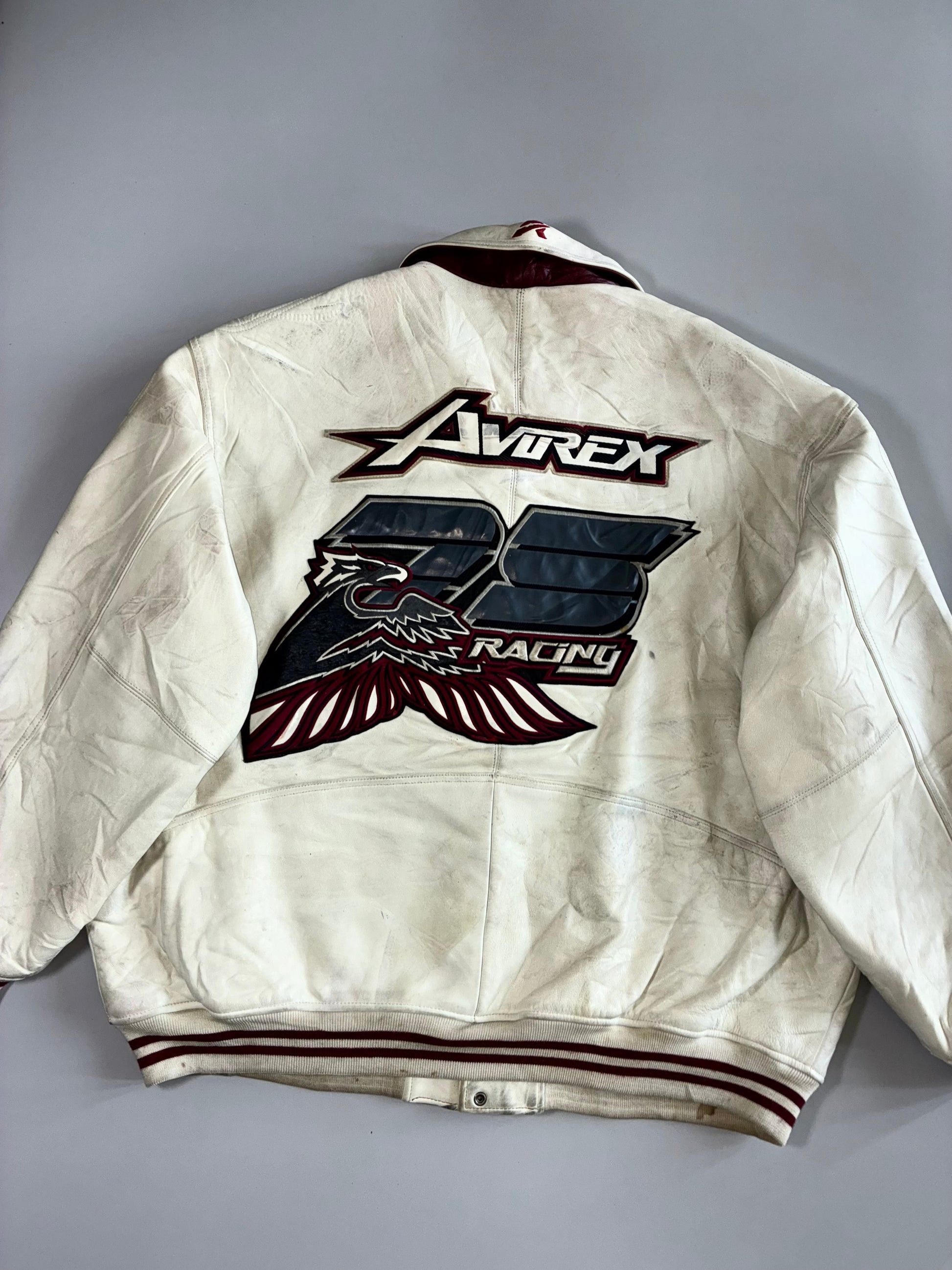 Avirex Avirex Racing Leather Jacket 21N002EW Size 5XL Size US XXL / EU 58 / 5 - 8 Thumbnail