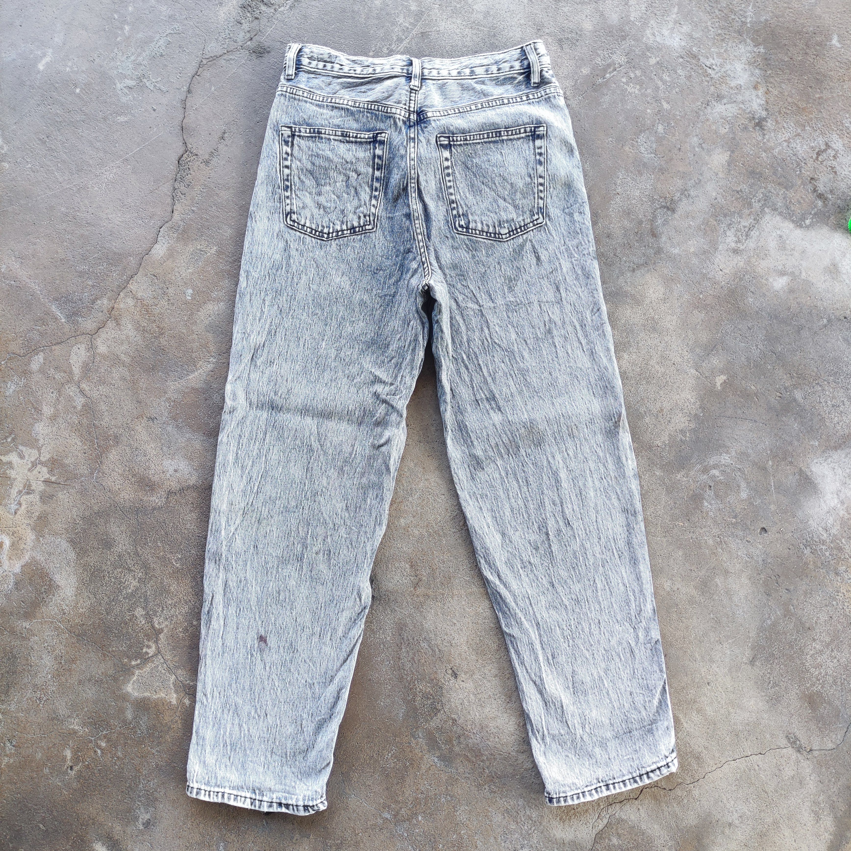 GU Vintage GU Brand Straight Jeans Faded Pants Size US 31 - 8 Thumbnail