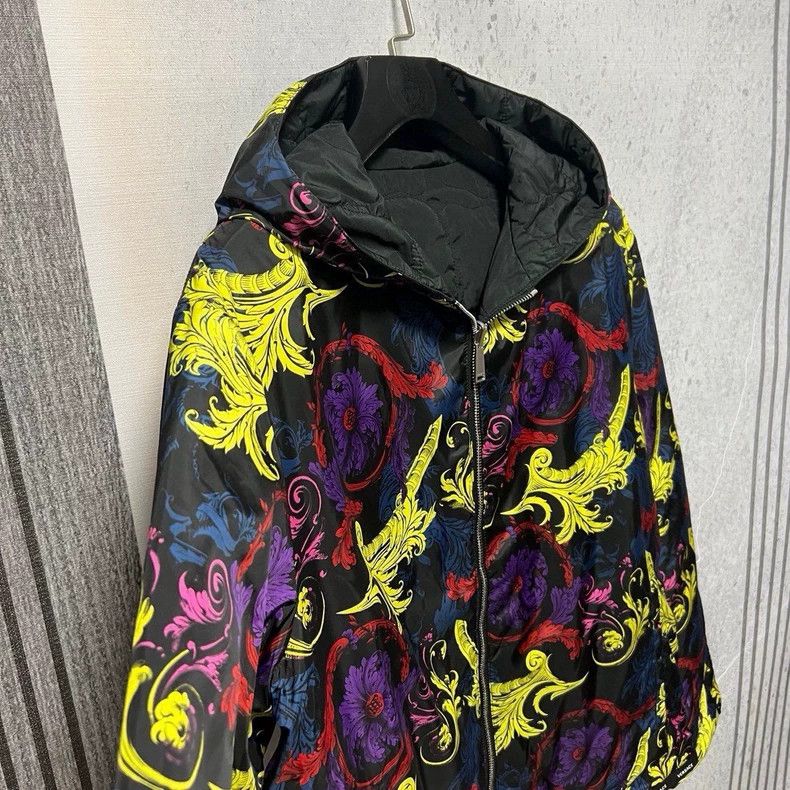 Versace Versace Men's cotton jacket with baroque decoration Size US M / EU 48-50 / 2 - 6 Thumbnail