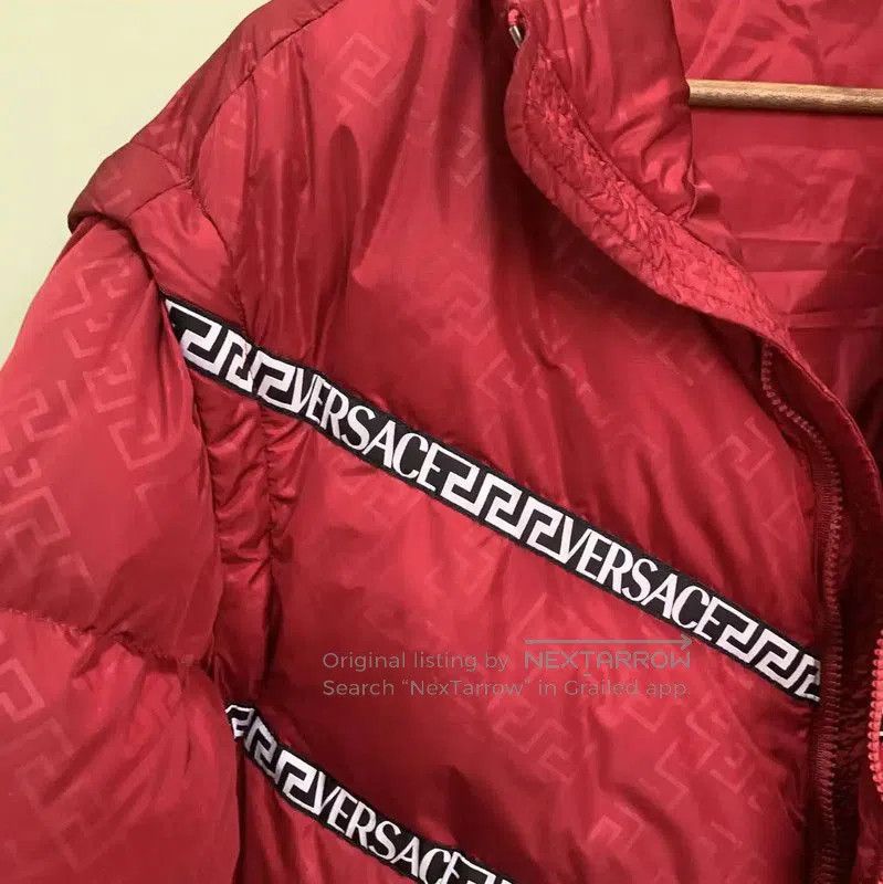 Versace Versace Red Puffer Jacket for Men . Size US XXL / EU 58 / 5 - 6 Thumbnail