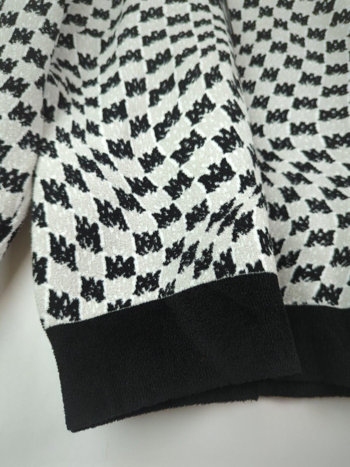 Amiri NWT AW23 AMIRI Men Sz M Monogram Intarsia Knit Sweater Size US M / EU 48-50 / 2 - 6 Thumbnail