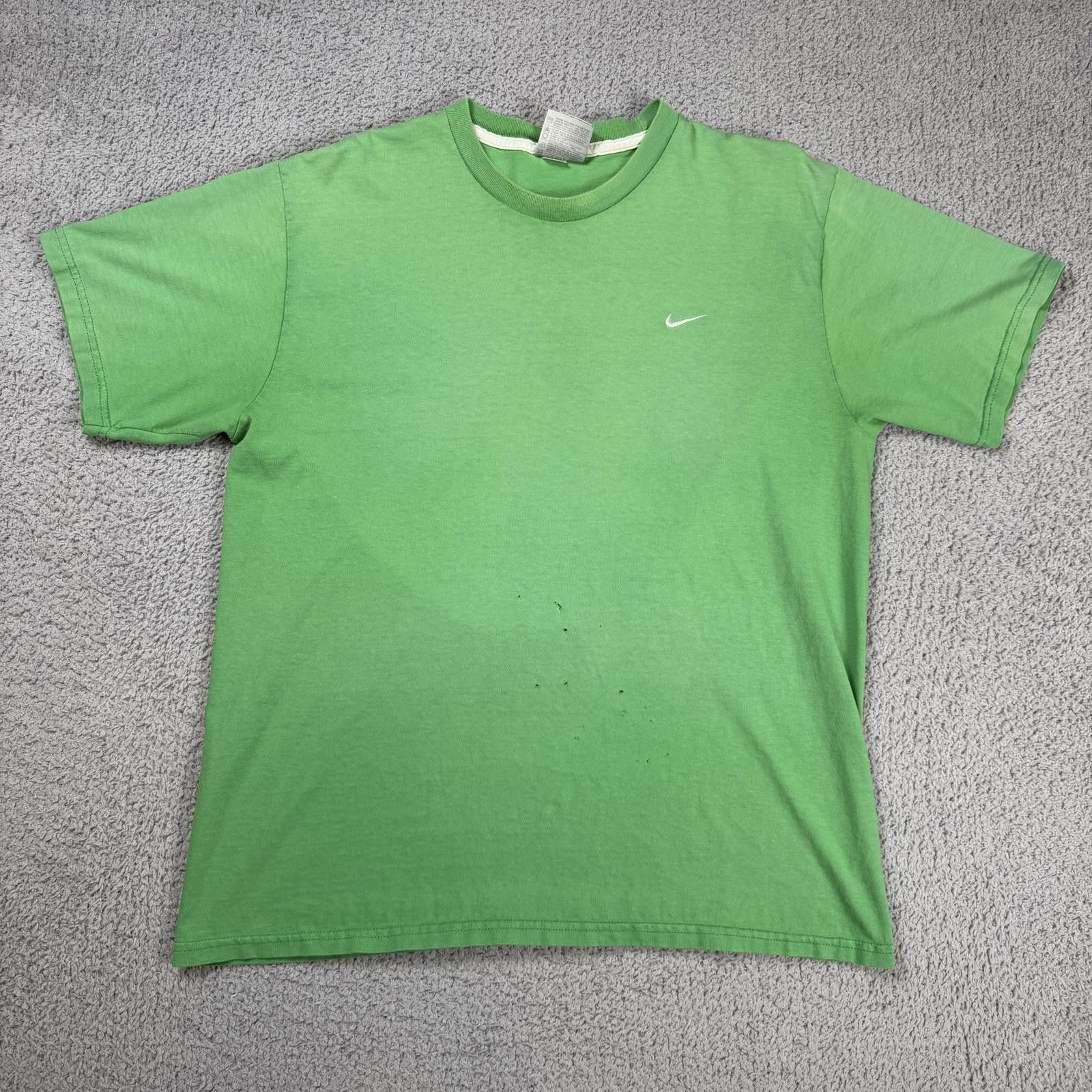 Nike Vintage Y2K Nike Mini Swoosh Green T Shirt Mens L Logo Tee Size US L / EU 52-54 / 3 - 1 Thumbnail