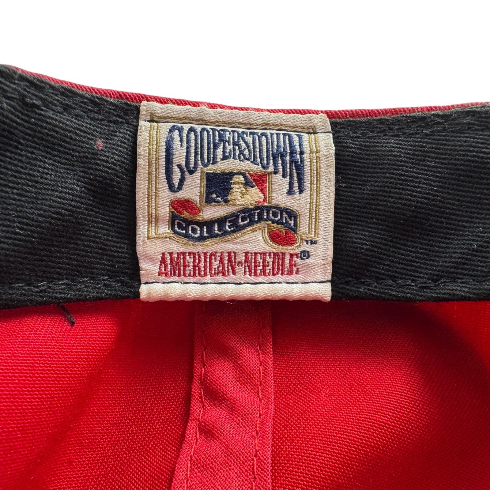 American Needle Vtg Cincinnati Reds Hat American Needle Snapback Red Black Size ONE SIZE - 8 Thumbnail