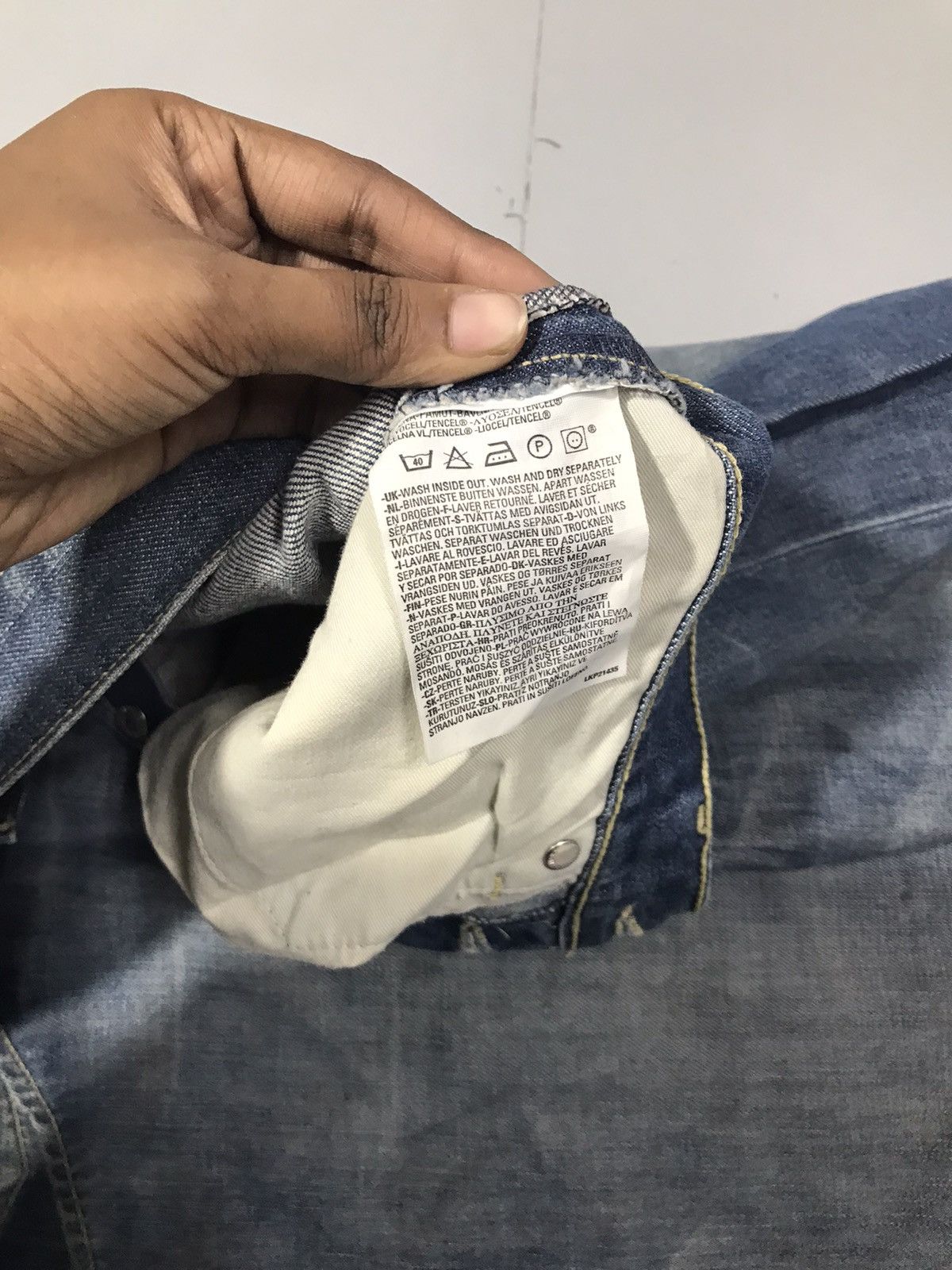 Levi's Vintage Levi’s engineer jeans denim Size US 34 / EU 50 - 6 Thumbnail