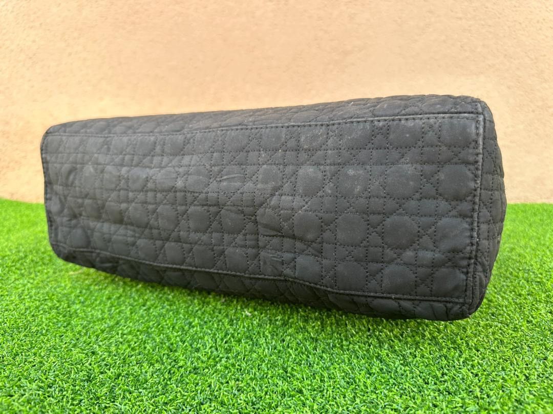 Dior Auth Christian Dior Lady Dior Quilted Nylon Cannage Size ONE SIZE - 3 Thumbnail