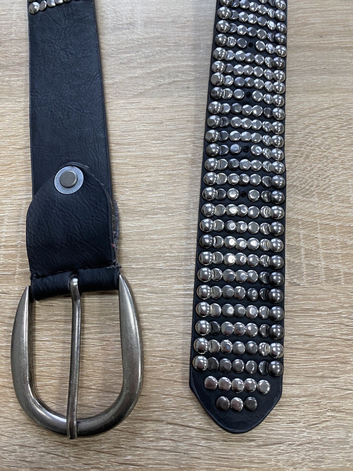 Japanese Brand 🇺🇸 Vintage 90s Japanese Metal Punk Rock Emo Goth Belt Japan Size ONE SIZE - 3 Thumbnail