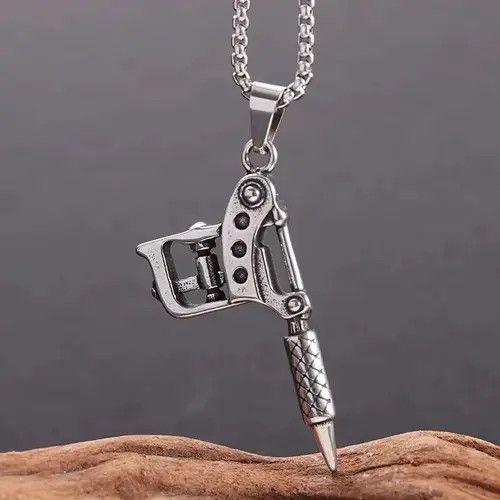 Jewelry Tattoo Machine Tool Necklace Size ONE SIZE - 2 Thumbnail