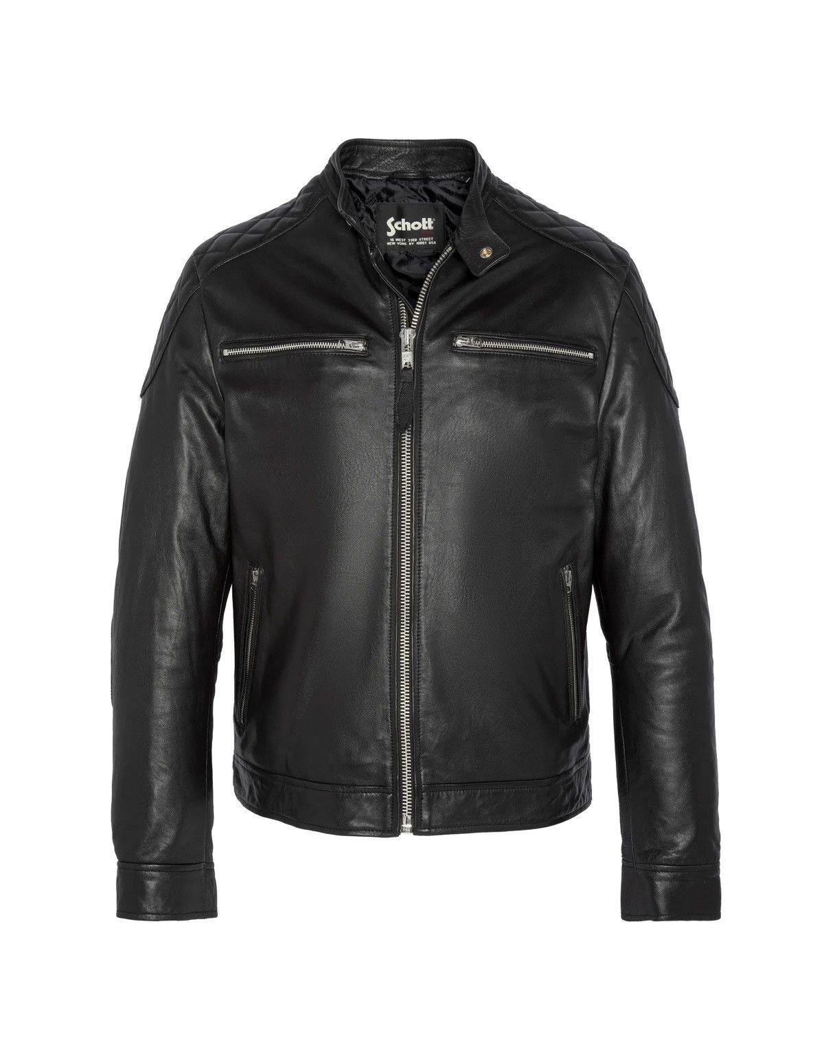 【デッドストック】 Stussy × Schott Racing Jacket Schott × Stussy Stussy x Schott NYC Leather Racing Jacket | Grailed