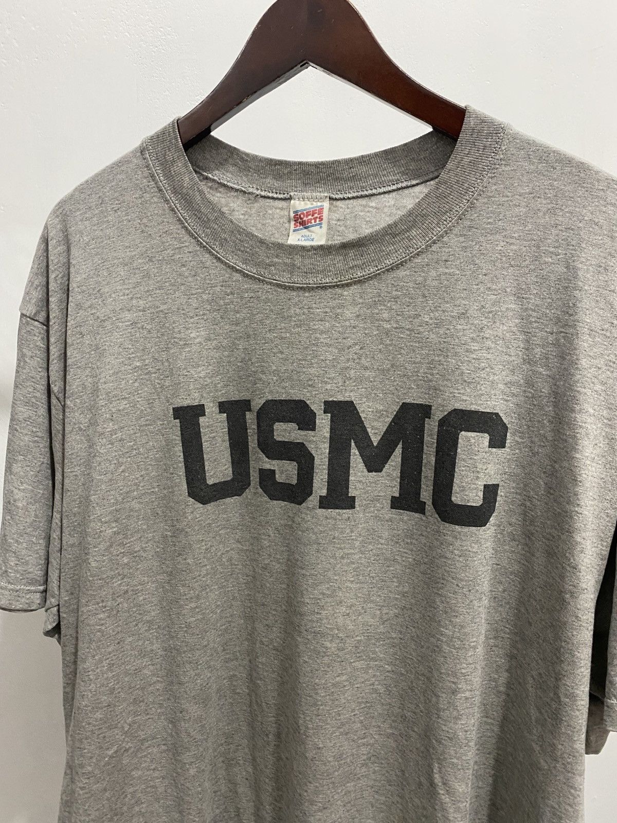 Vintage Vintage USMC Army Unitedstate Tee Size US XL / EU 56 / 4 - 2 Thumbnail
