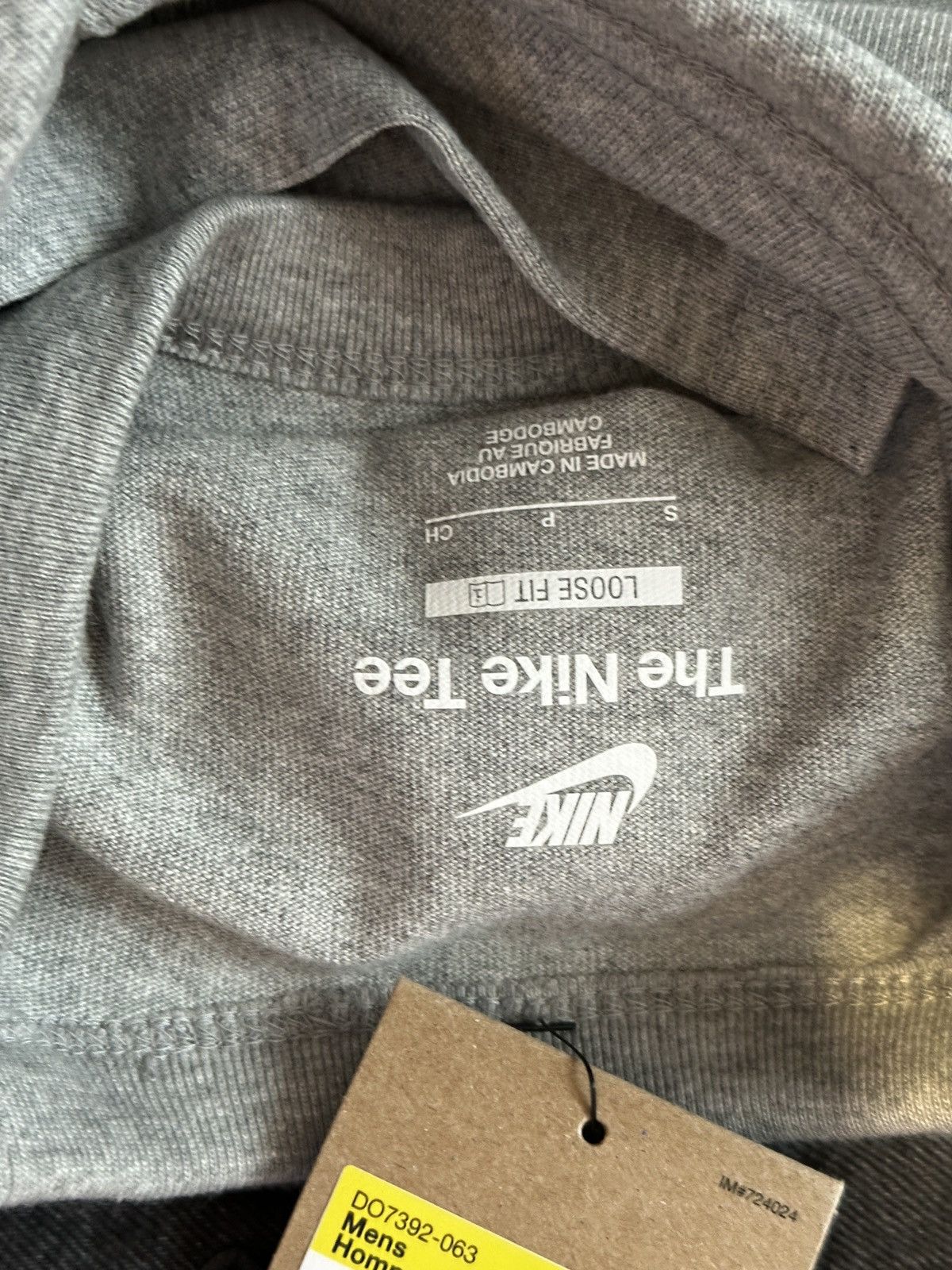 Vintage Nike Grey tee Size US M / EU 48-50 / 2 - 2 Thumbnail