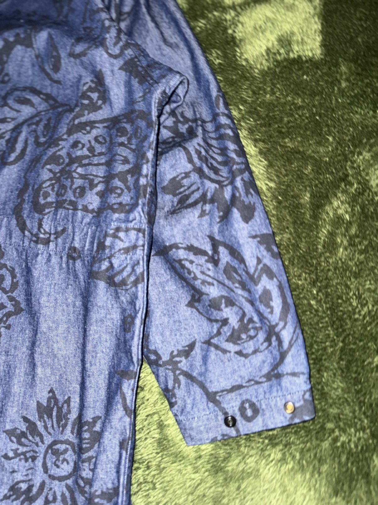 Engineered Garments [XL] Engineered Garments Highland Parka 8oz Denim Floral Size US XL / EU 56 / 4 - 10 Thumbnail