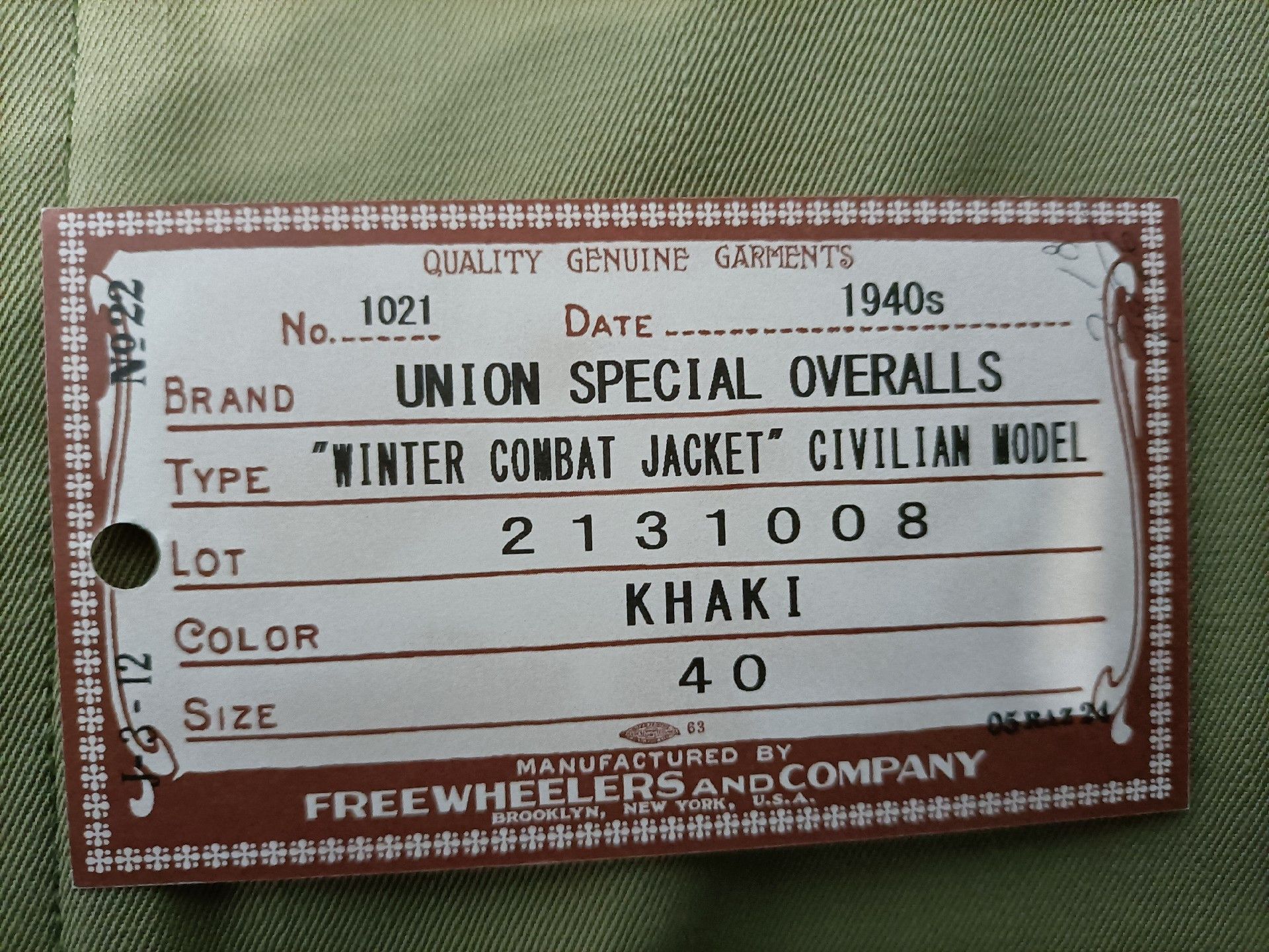 Freewheelers FREEWHEELERS WINTER COMBAT JACKET 2501-Nextarrow Size US L / EU 52-54 / 3 - 3 Thumbnail