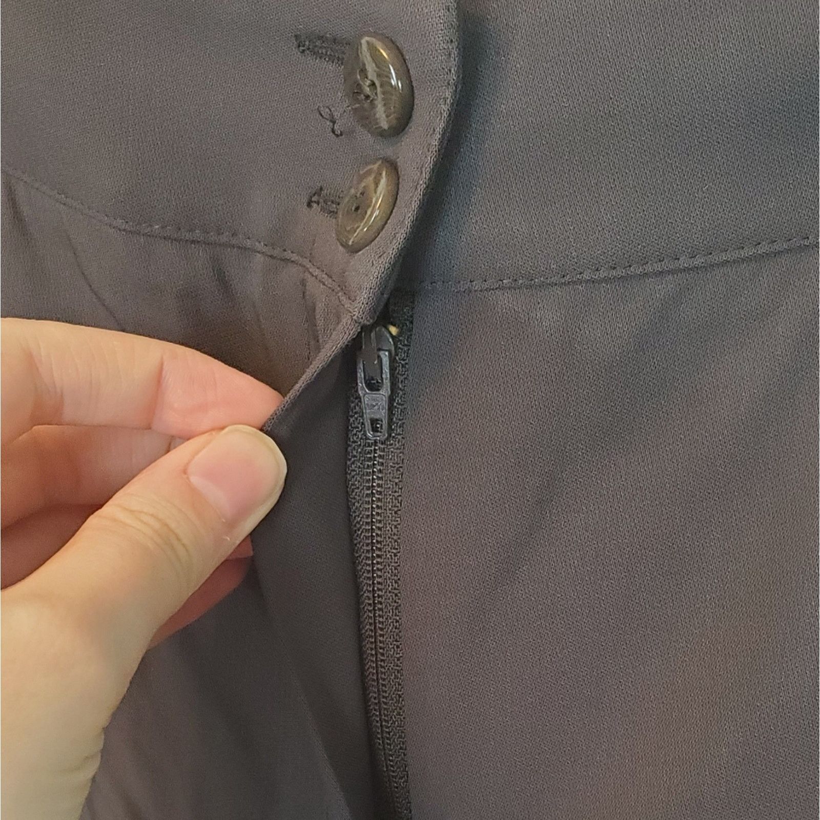 Armani Collezioni VINTAGE Armani Collezioni 80s Brown Wool Dress Pants 50IT Size 34" / US 12 / IT 48 - 5 Thumbnail