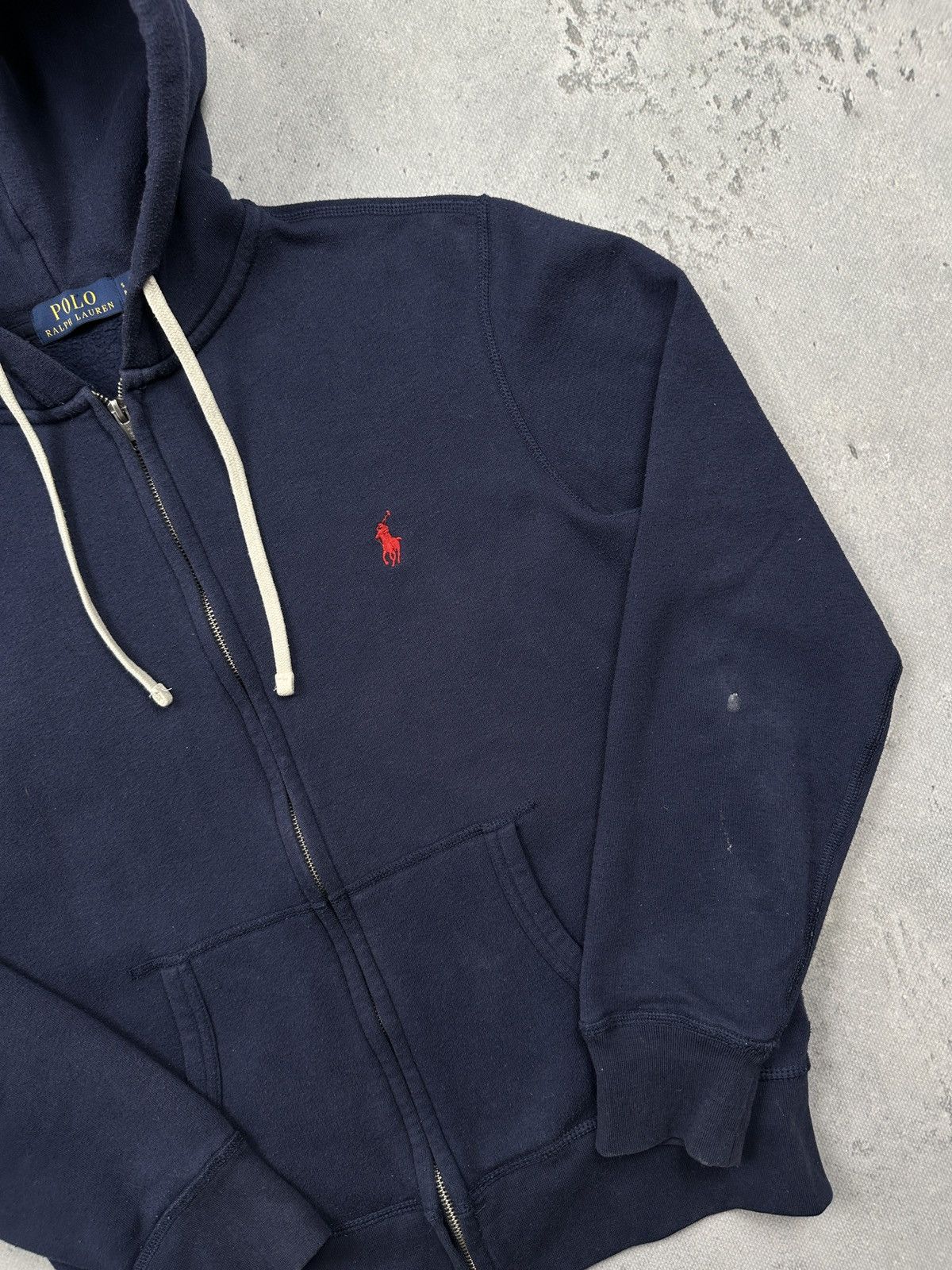 Polo Ralph Lauren Polo Ralph Lauren Full-Zip Hoodie Pony Logo y2k Zip-Up 00s Size US S / EU 44-46 / 1 - 3 Thumbnail