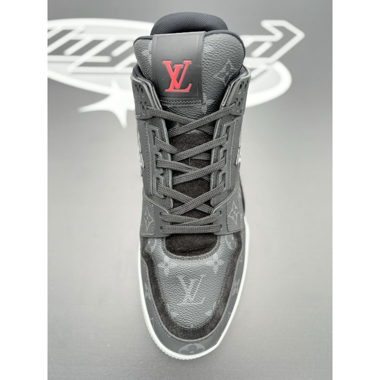 Louis Vuitton Louis Vuitton Trainer Eclipse ' Black Grey ' | CLEAN! Size US 11 / EU 44 - 11 Thumbnail