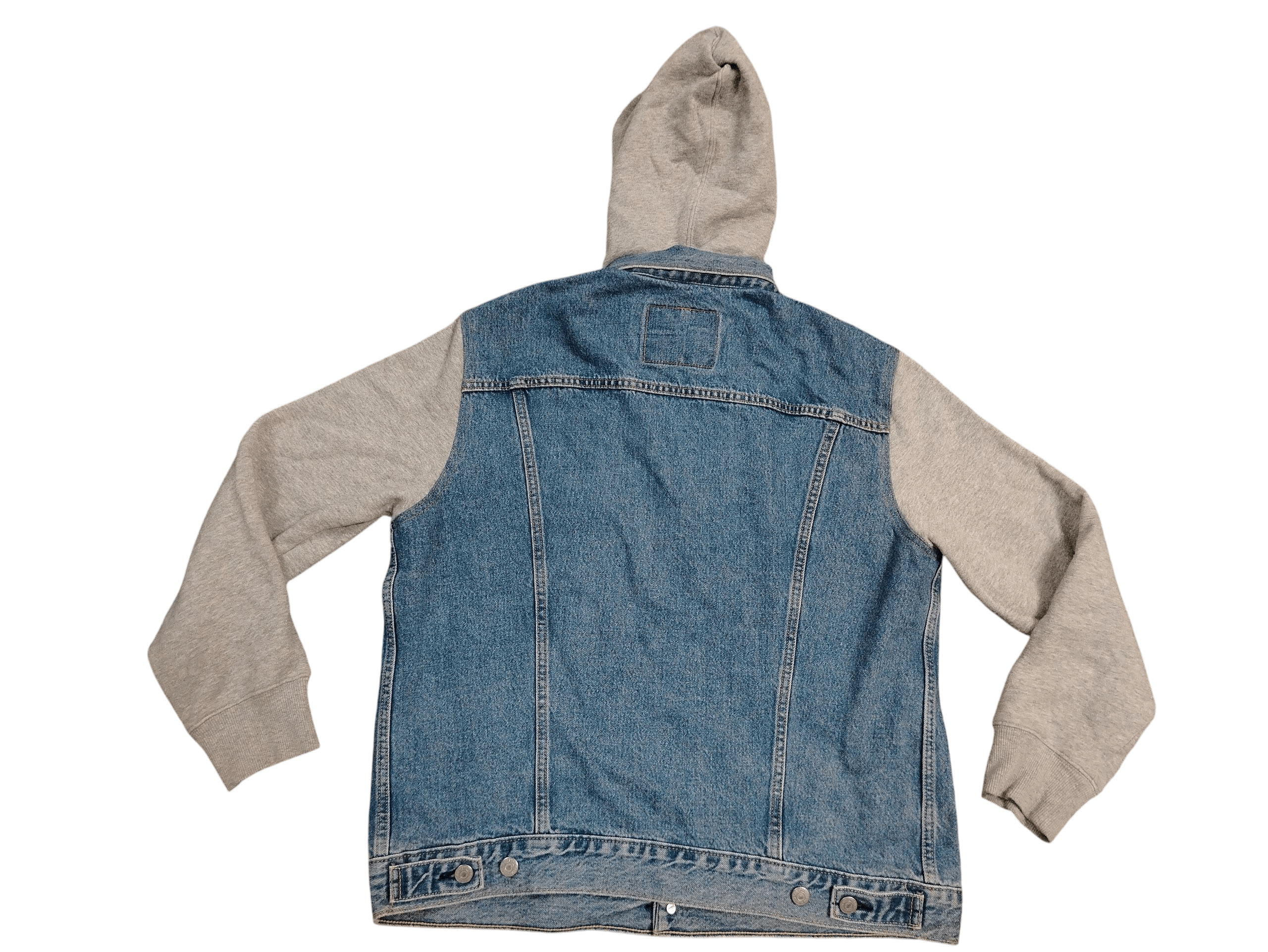Levi's Levis denim hooded jacket with patches Size US L / EU 52-54 / 3 - 2 Thumbnail