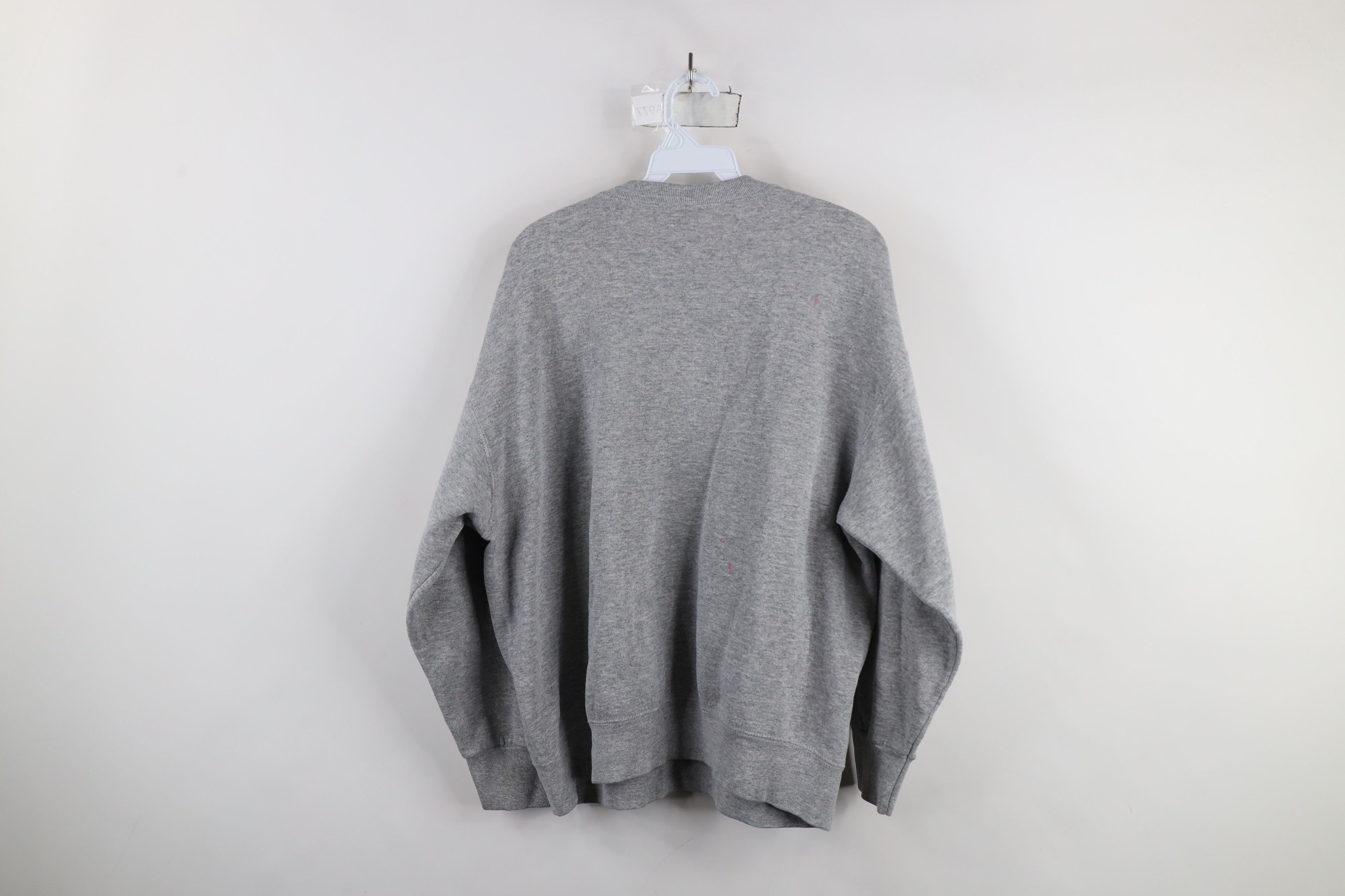 Vintage Vintage 90s Spell Out University of Michigan Sweatshirt Gray Size XL / US 12-14 / IT 48-50 - 11 Thumbnail