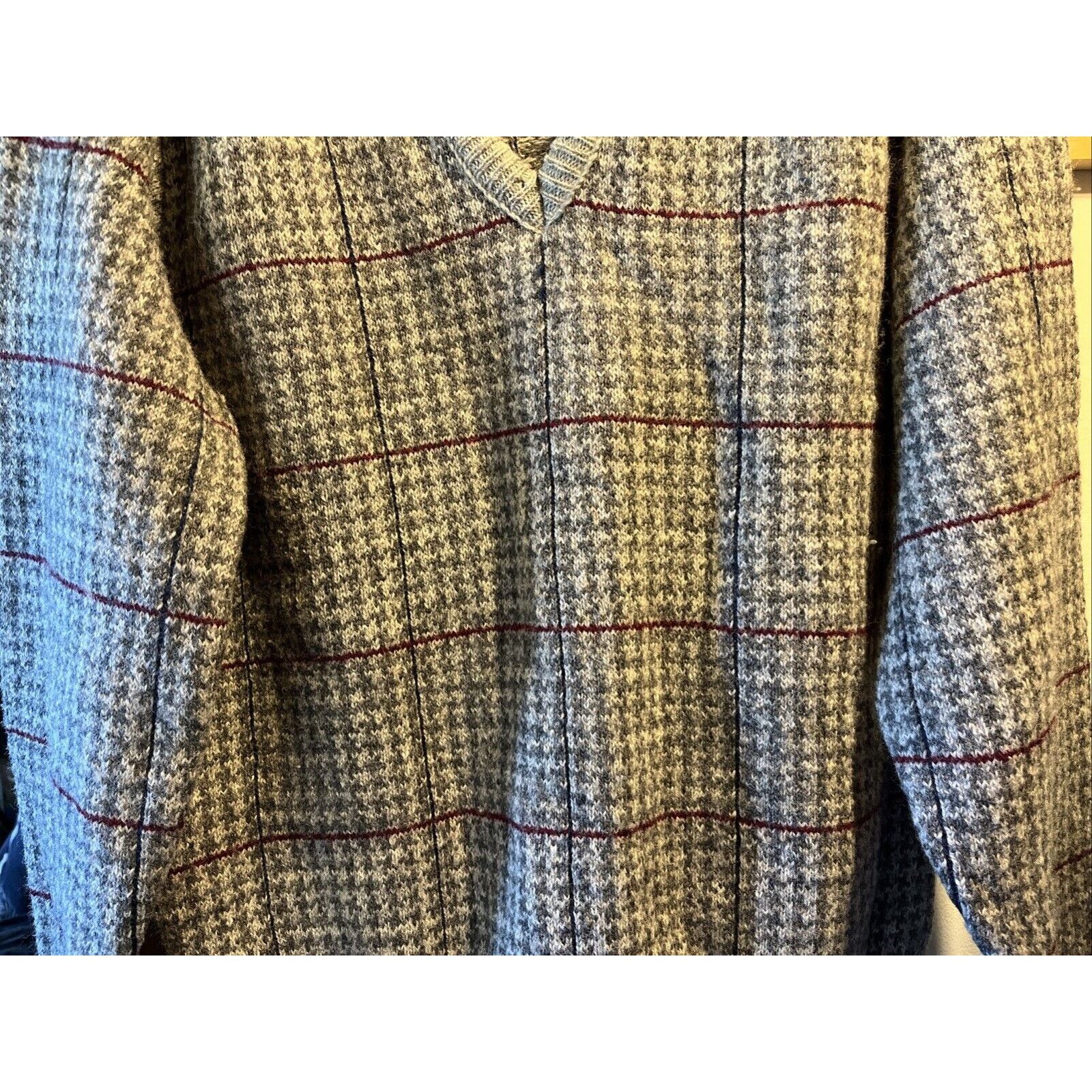 Pendleton Pendleton VTG Men’s L Sweater Wool Gray Plaid Traditionals Size US L / EU 52-54 / 3 - 5 Thumbnail